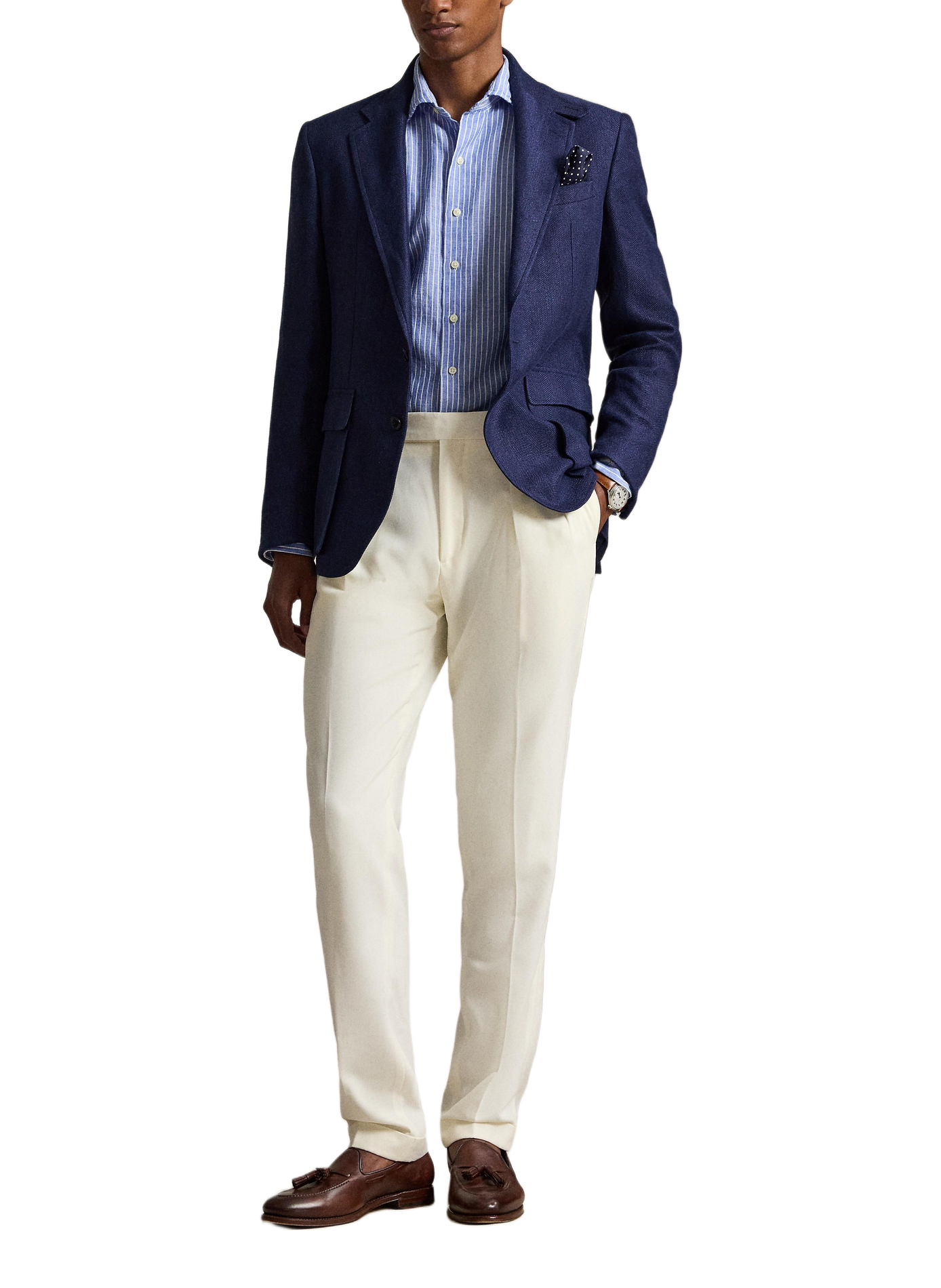 Chemise à rayures POLO RALPH LAUREN Bleu