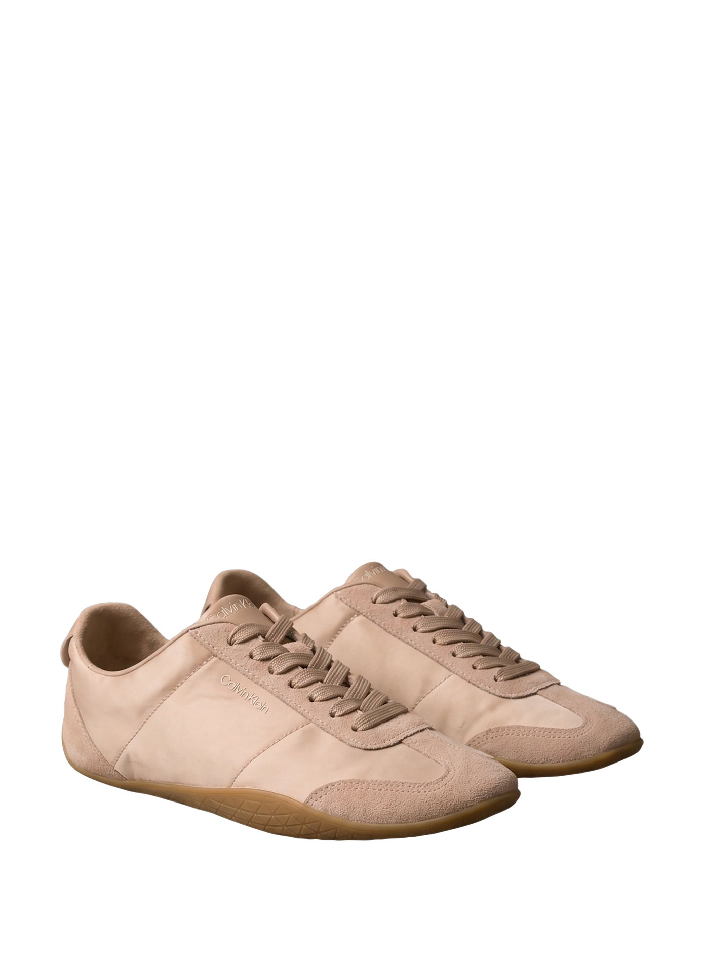 Sneakers mit zweifarbiger Sohle und Logo CALVIN KLEIN Beige