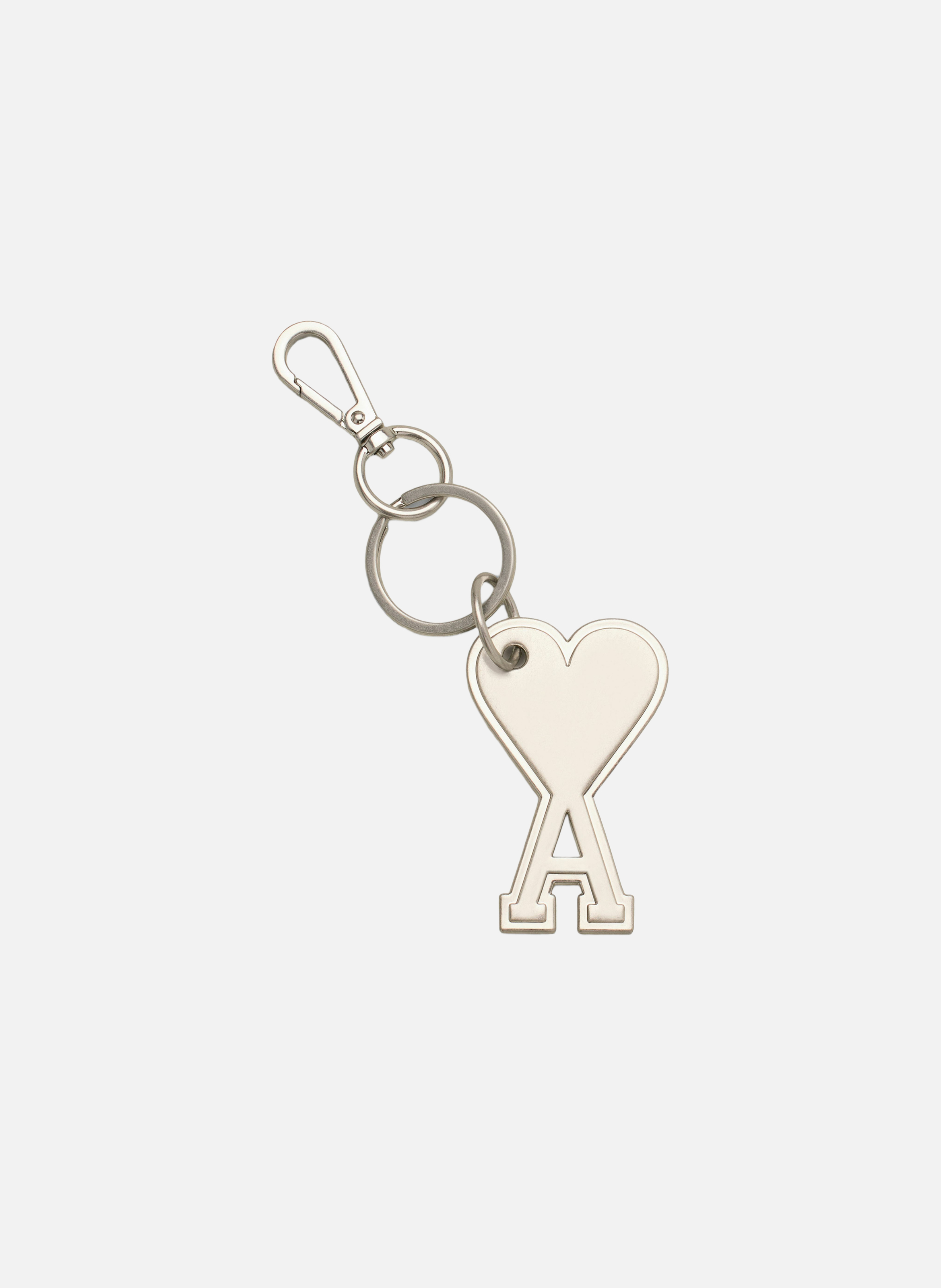 Porte-clés ami de coeur unisexe AMI PARIS Gris