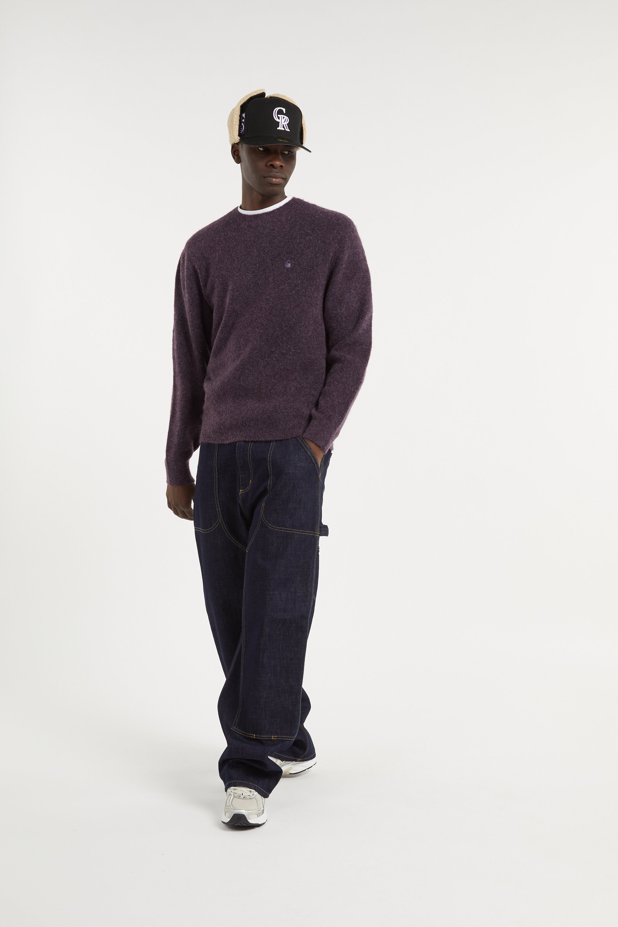 Pull curtis sweater CARHARTT WIP Violet