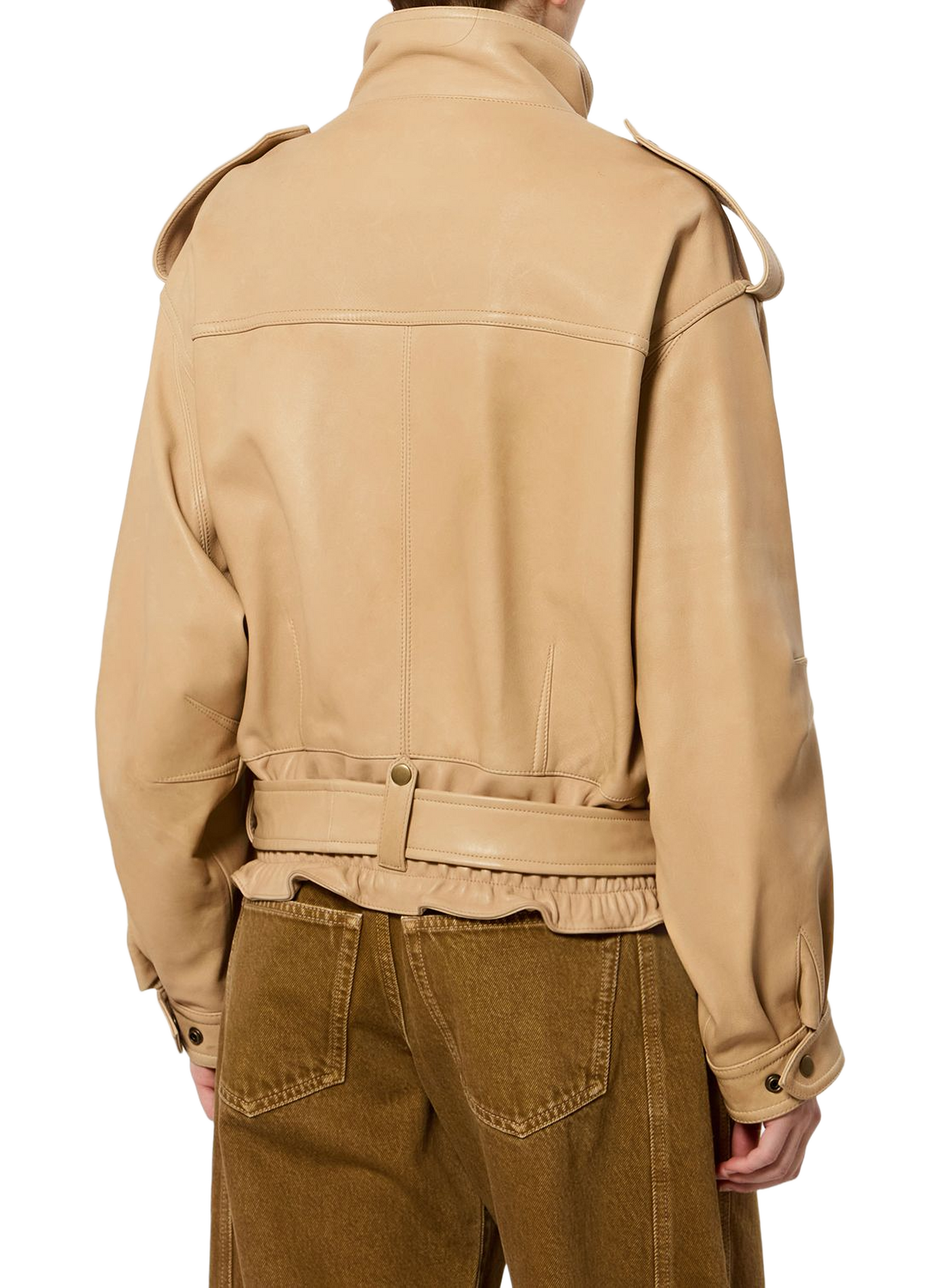 Farza Lammlederjacke ISABEL MARANT Beige