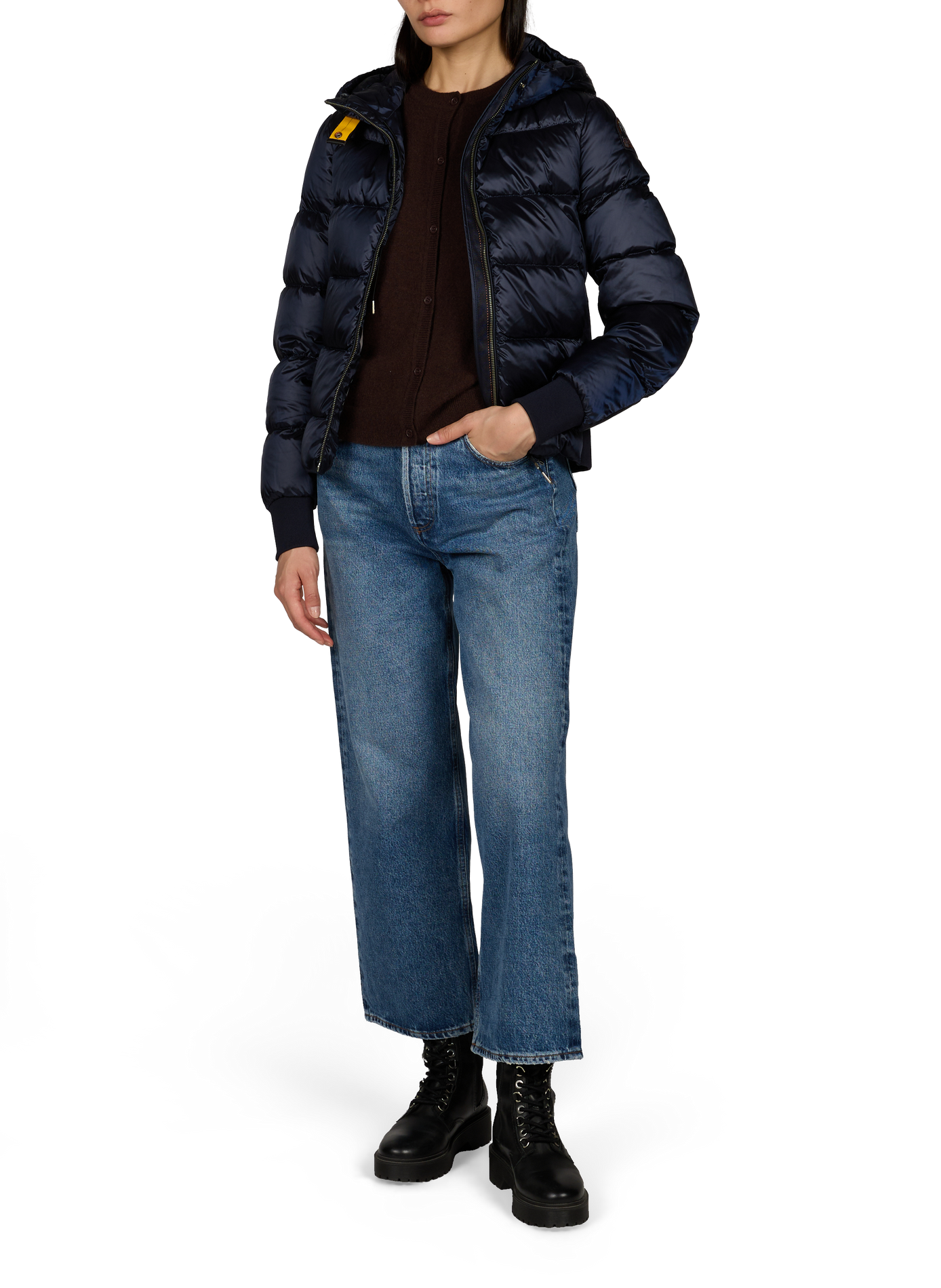 Gilet droit VARDI en cachemire AU PRINTEMPS PARIS Marron