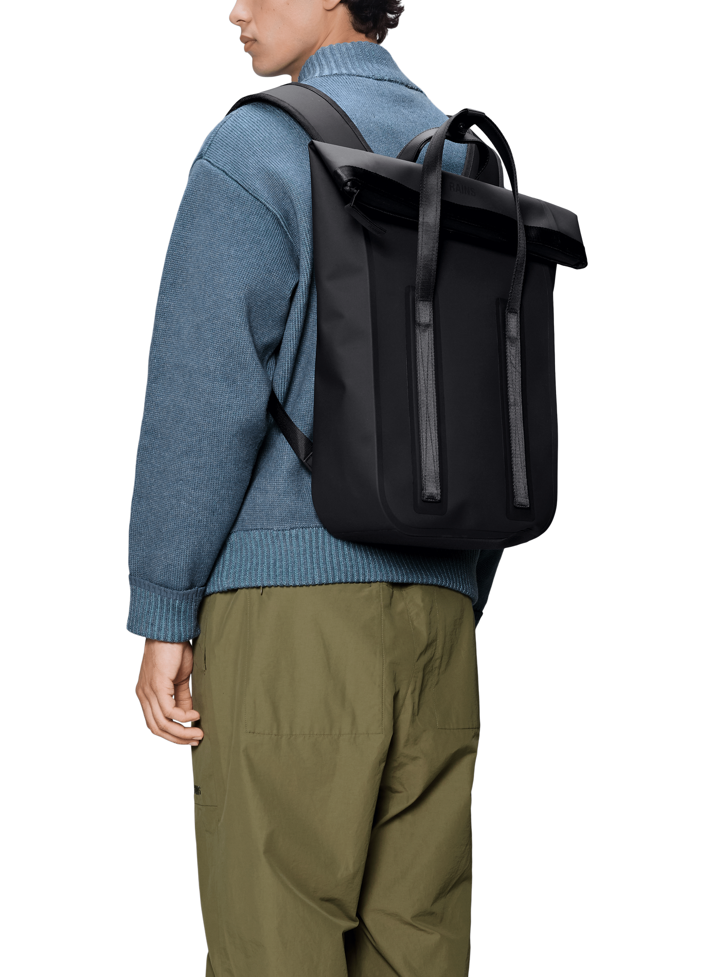Waterproof backpack RAINS Black