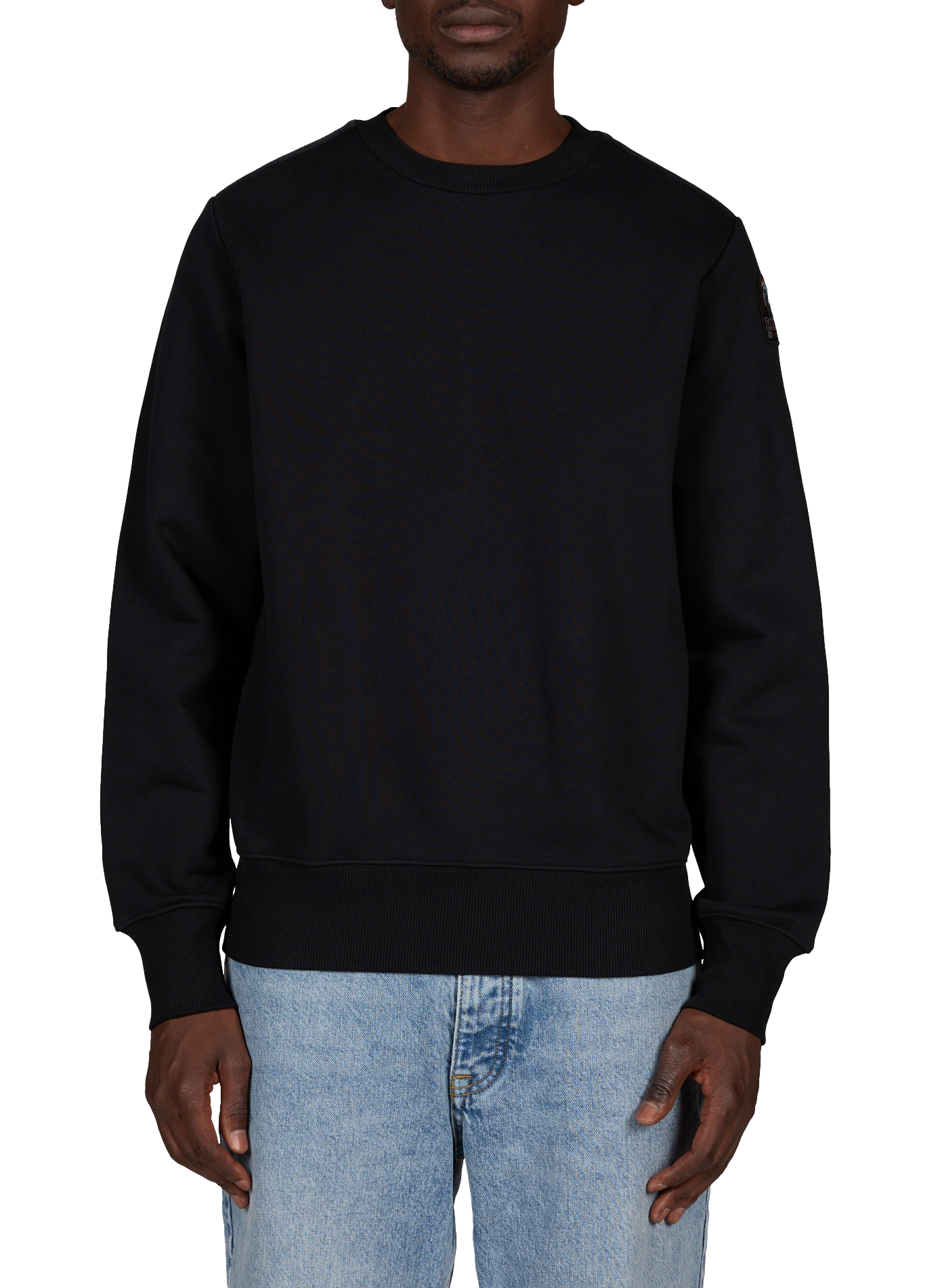 Straight cotton-blend sweatshirt PARAJUMPERS Black