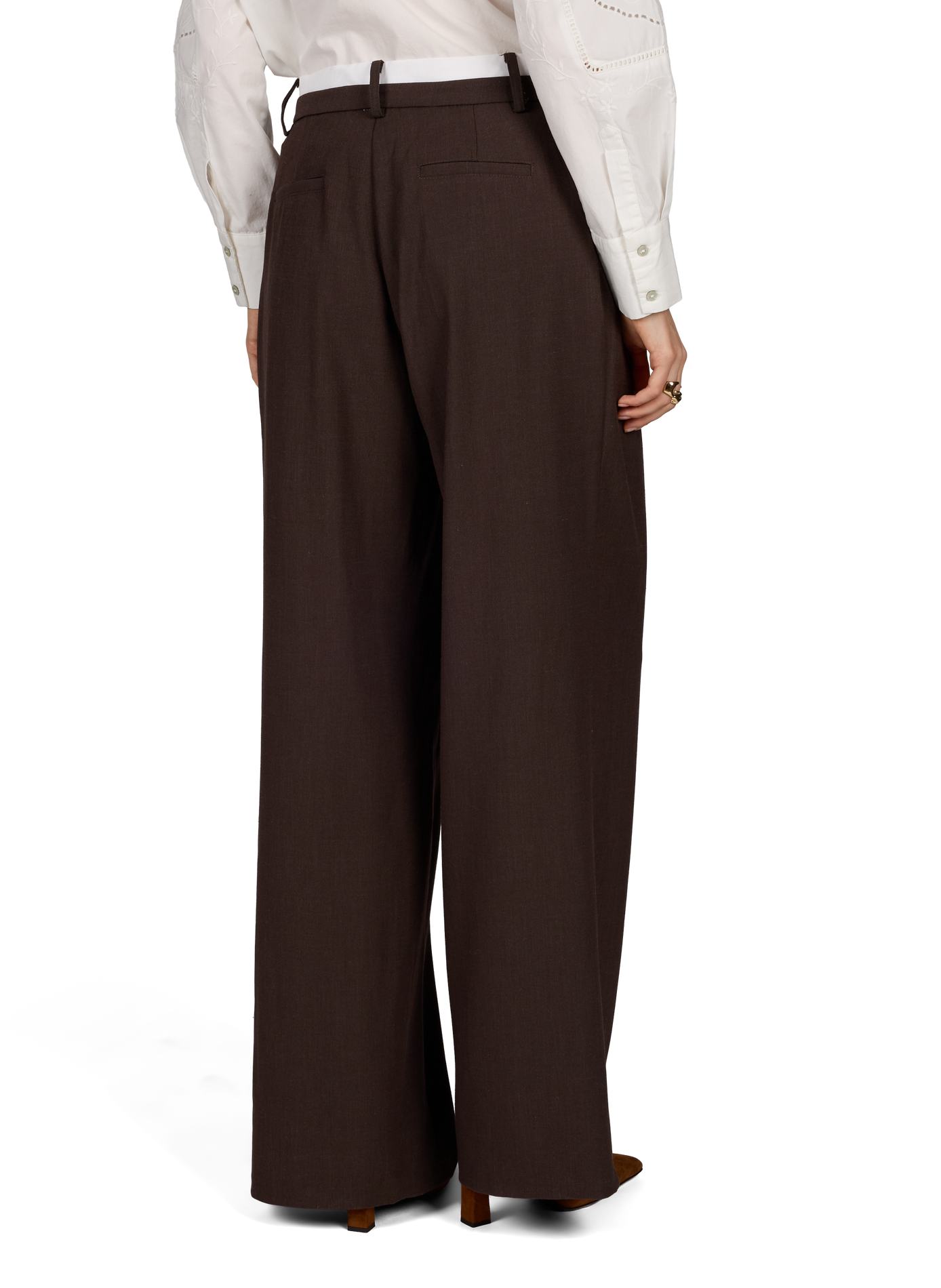 Weite Baumwollhose ARTLOVE Braun