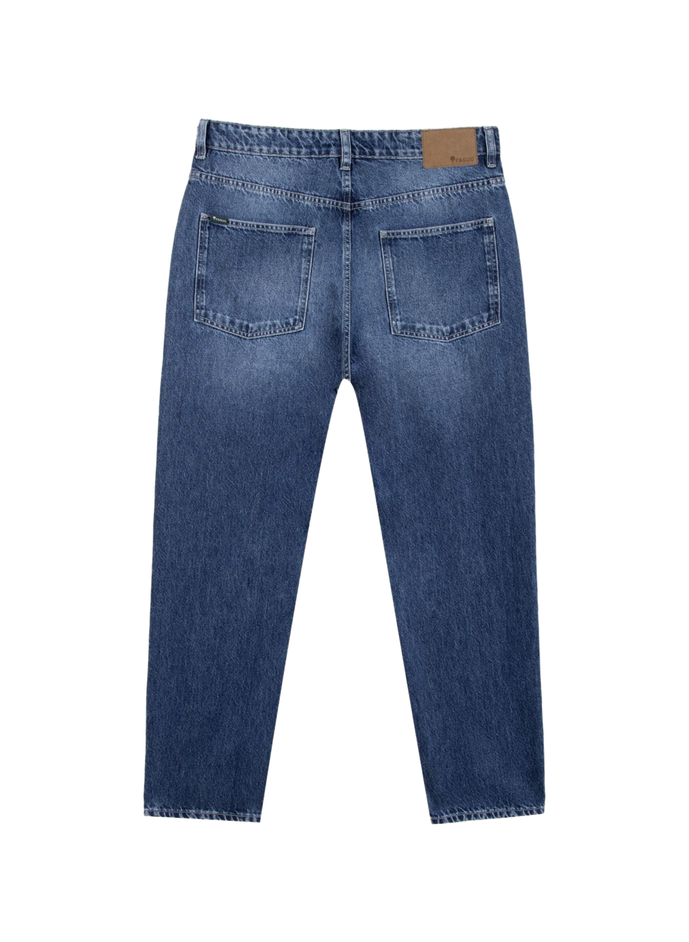 Jeans slim en coton FAGUO Bleu