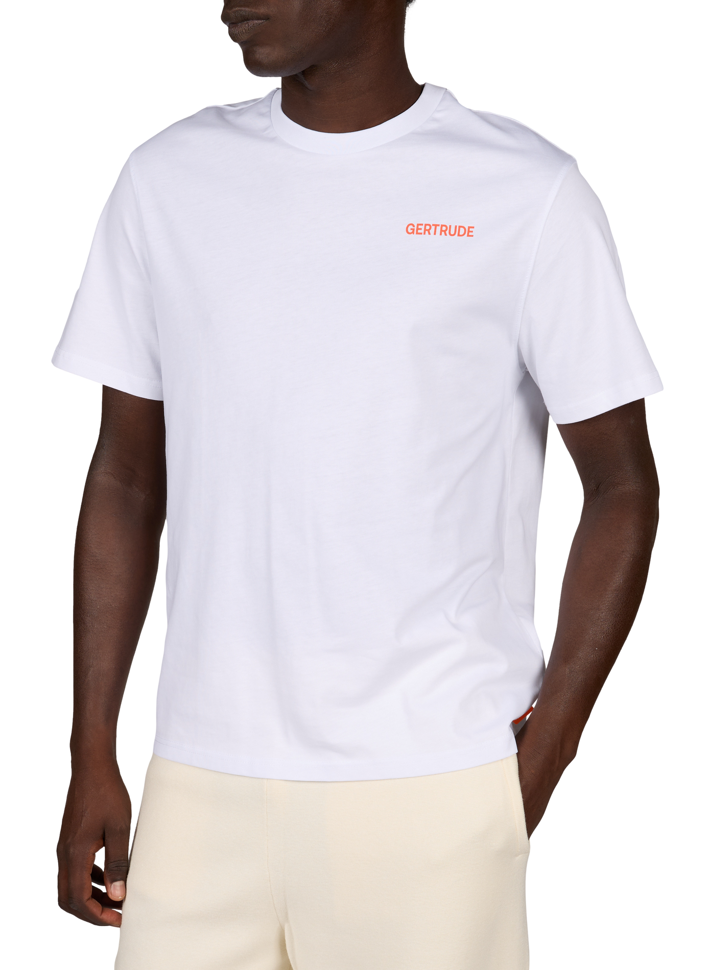Straight cotton t-shirt GERTRUDE White