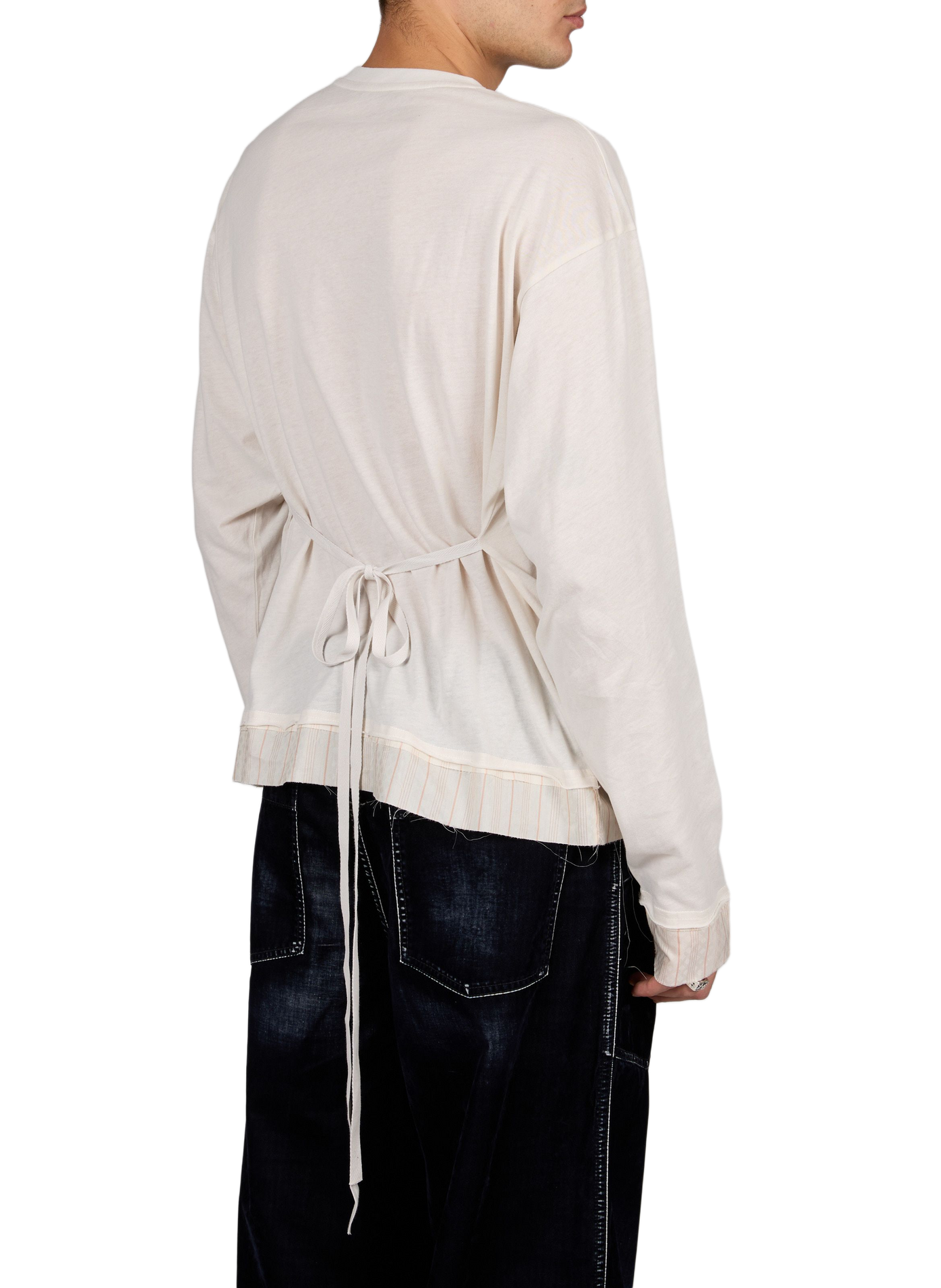 Straight cotton t-shirt ANN DEMEULEMEESTER White