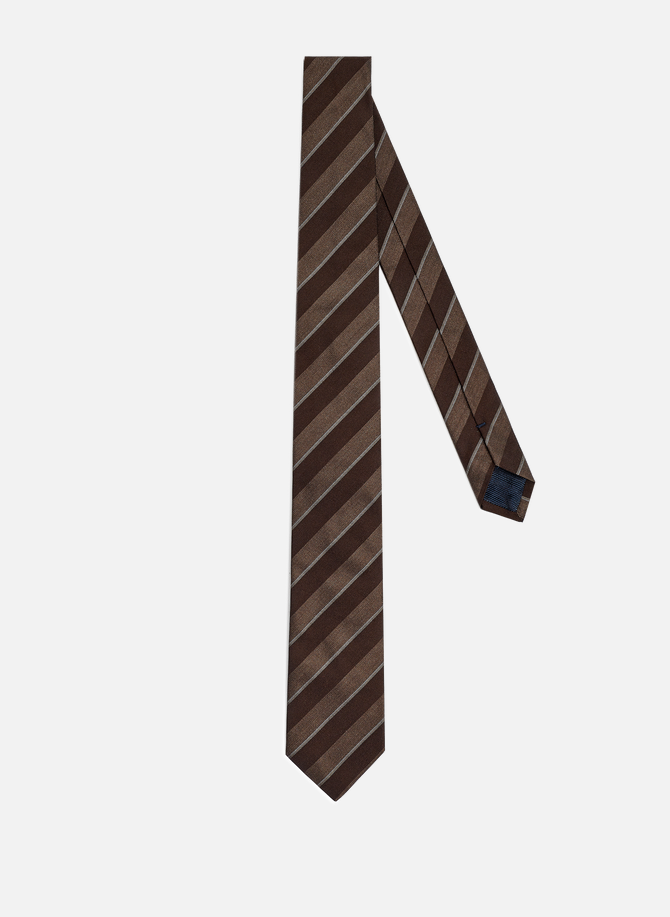 Cravate rayée en soie SAISON 1865