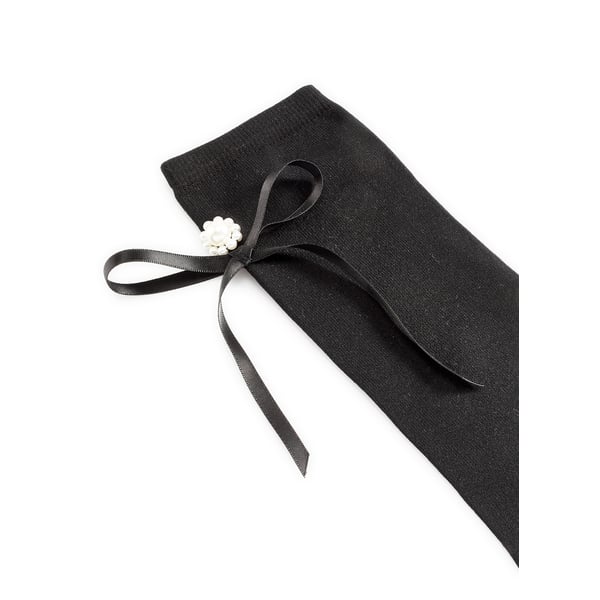 Chaussettes hautes à noeuds