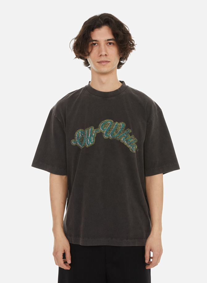 OFF-WHITE printed cotton T-shirt