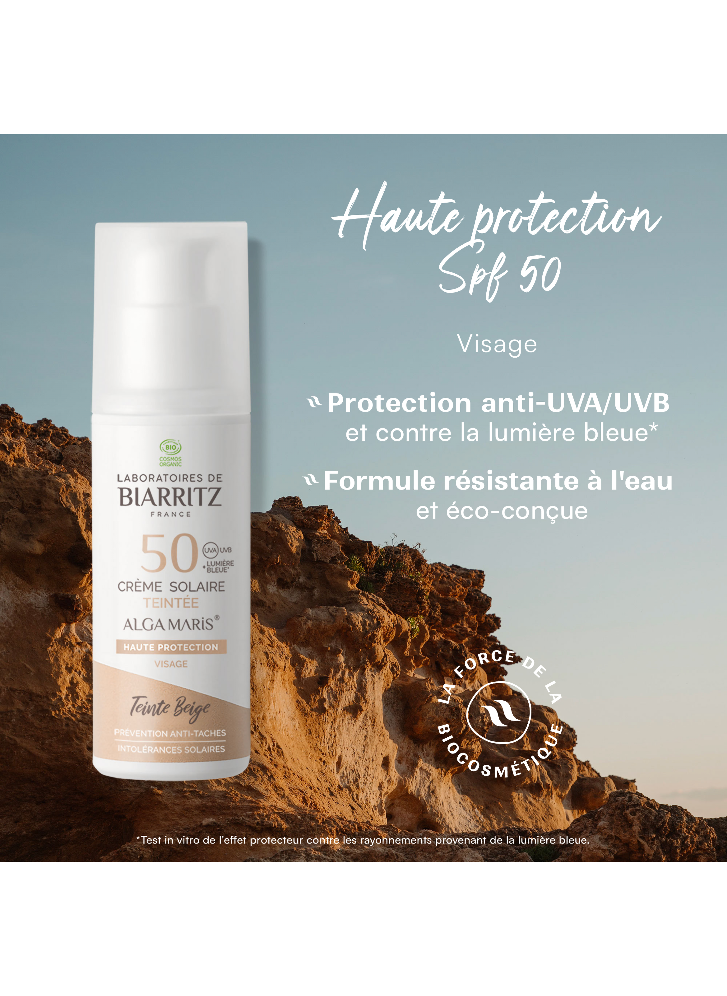 Alga Maris - SPF 50 Tinted Face Sun Cream - Beige LABORATOIRES DE BIARRITZ No color