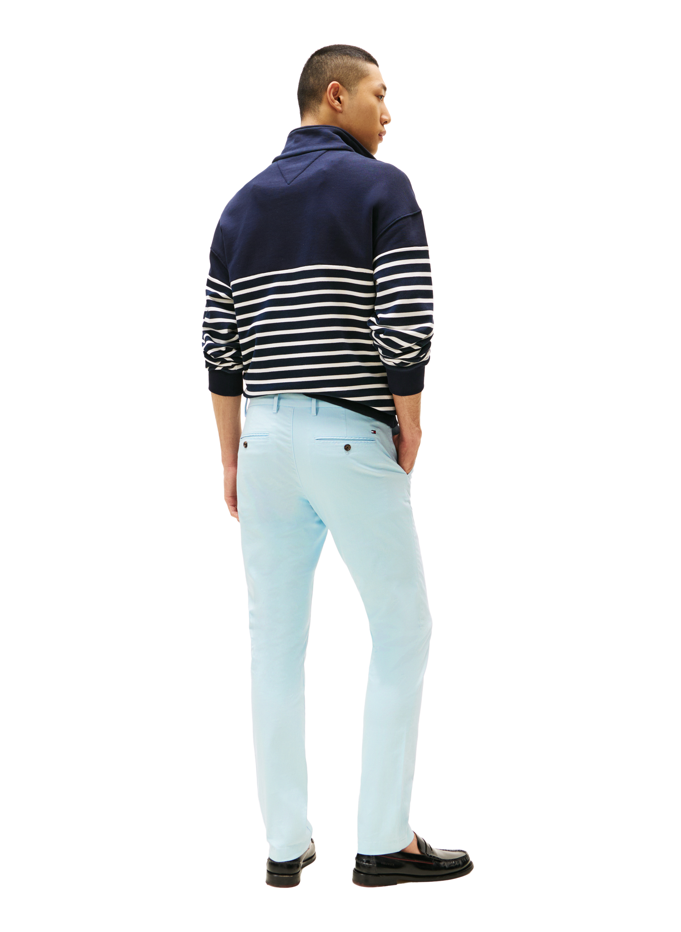 Pantalon slim chino TOMMY HILFIGER Bleu