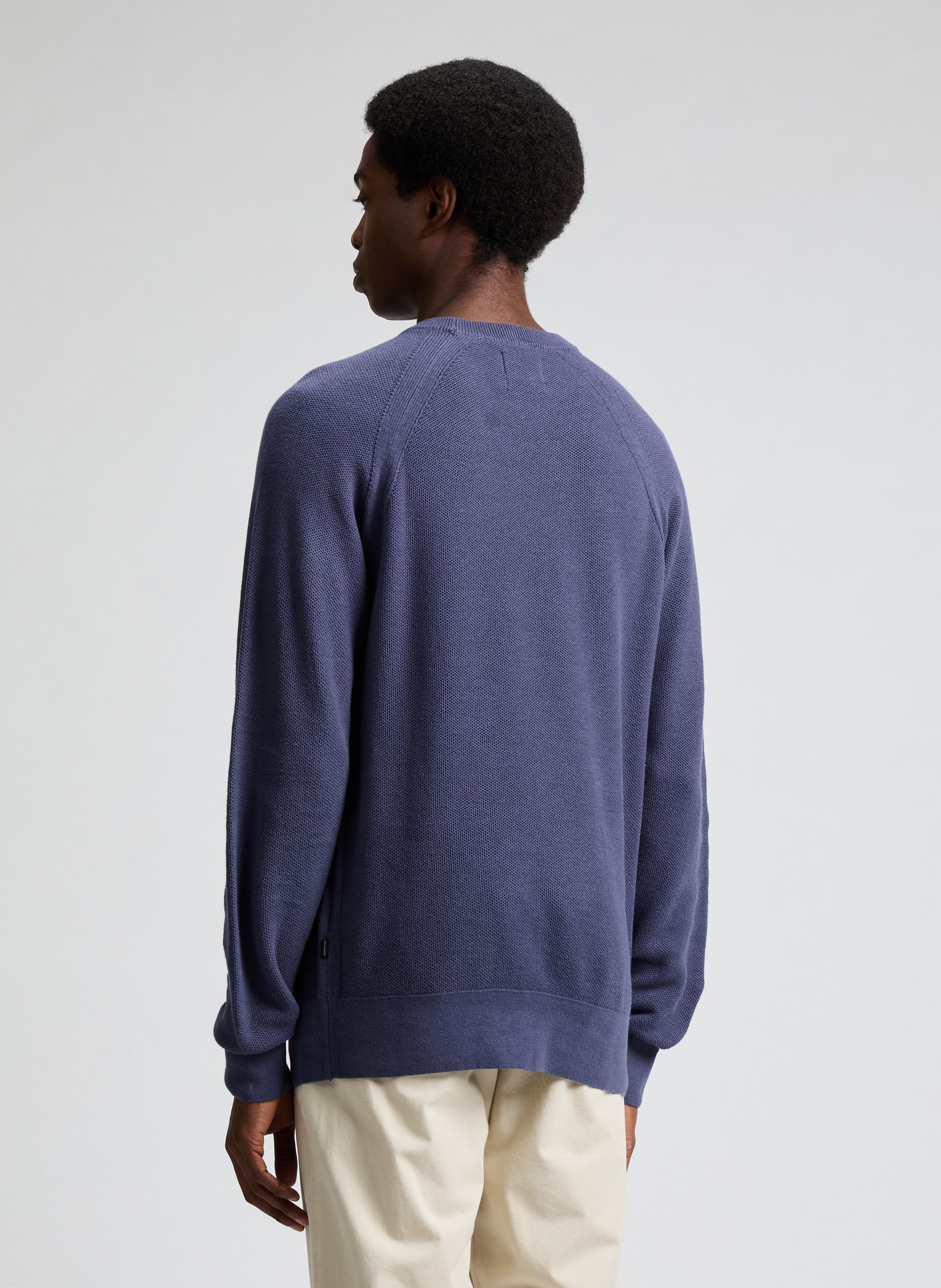 Straight cotton knit jumper DOCKERS Blue