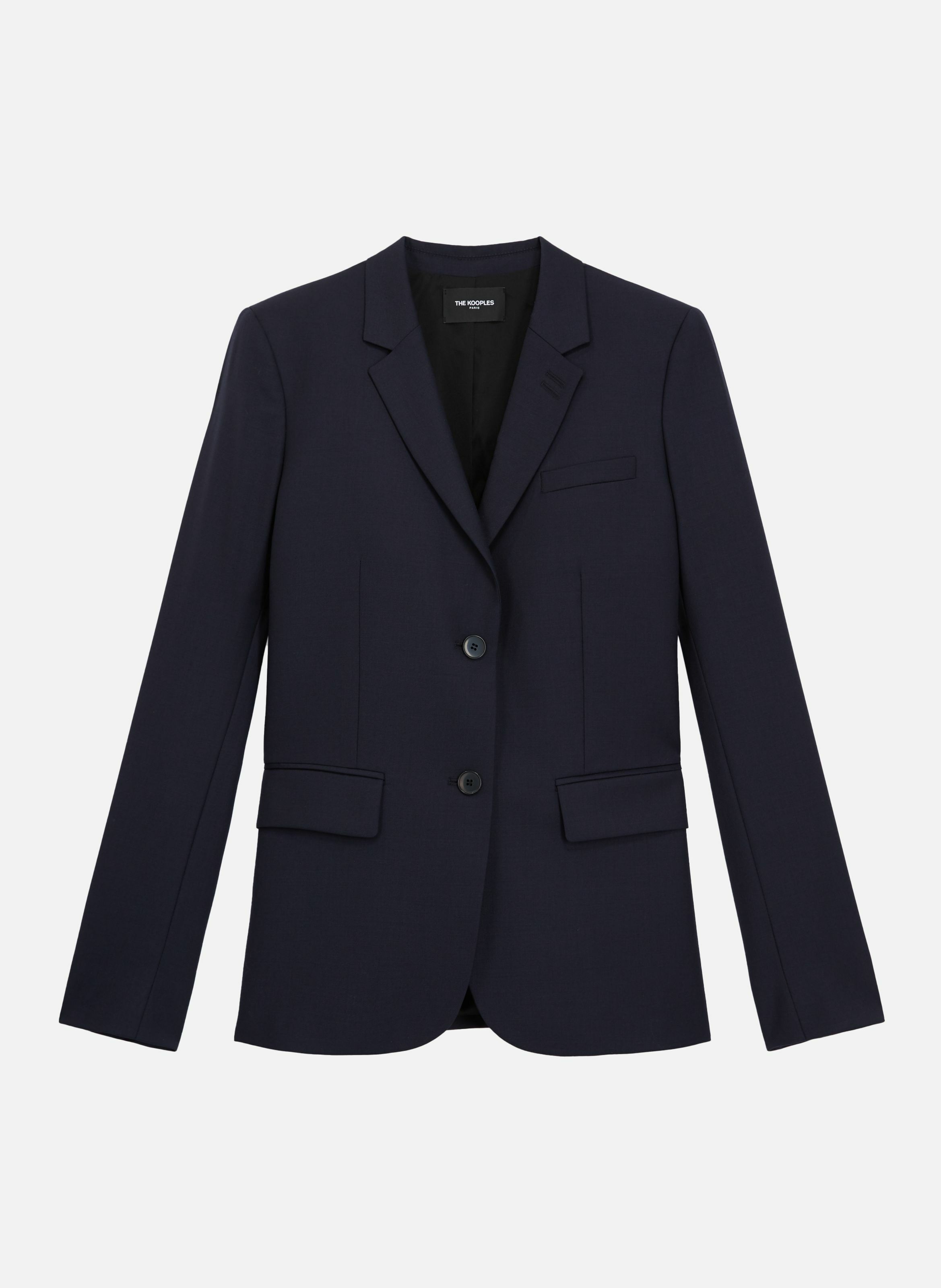 Veste de costume en laine coupe cintrée THE KOOPLES Bleu