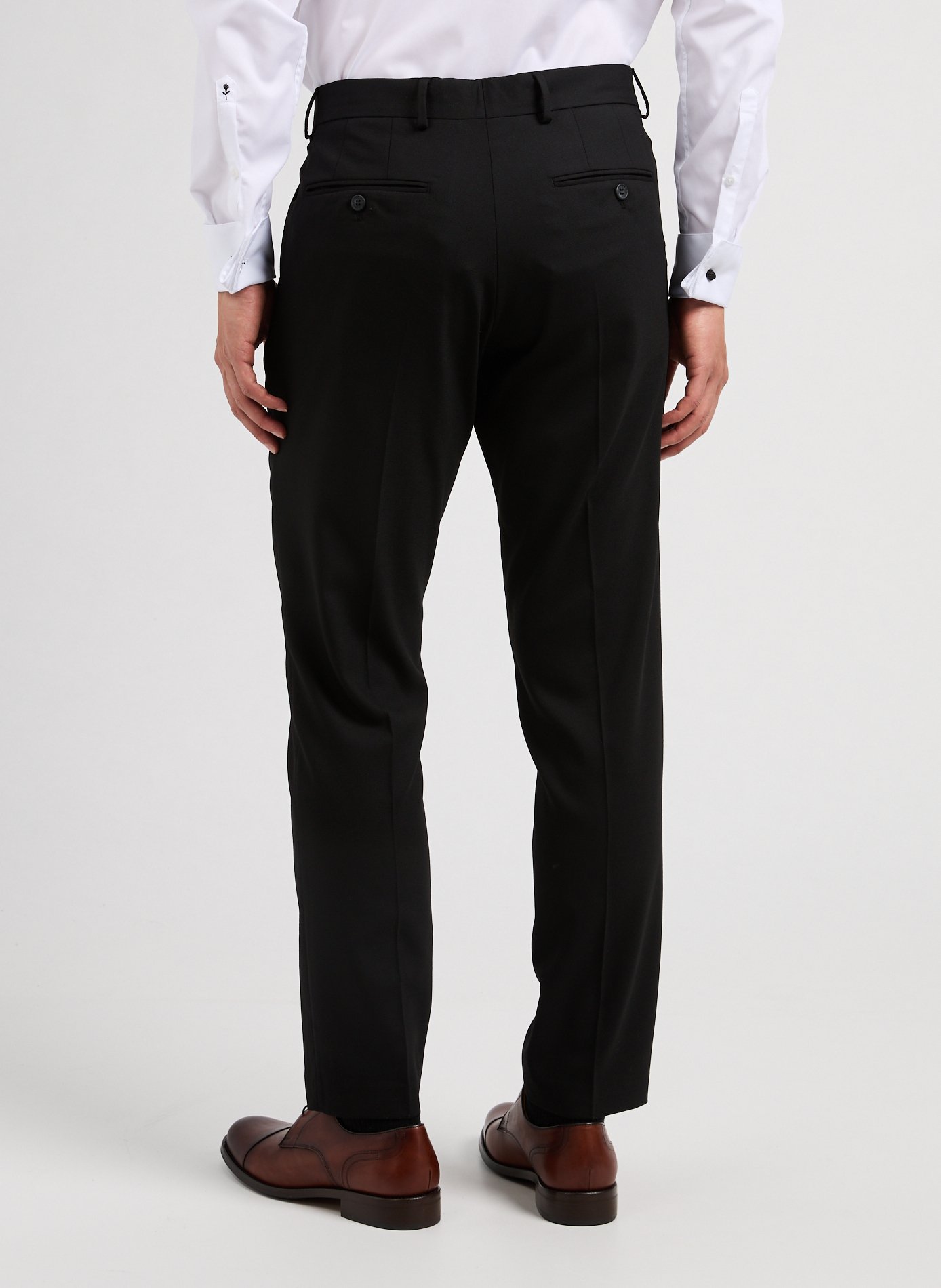 Pantalon de tailleur slim SELECTED Noir