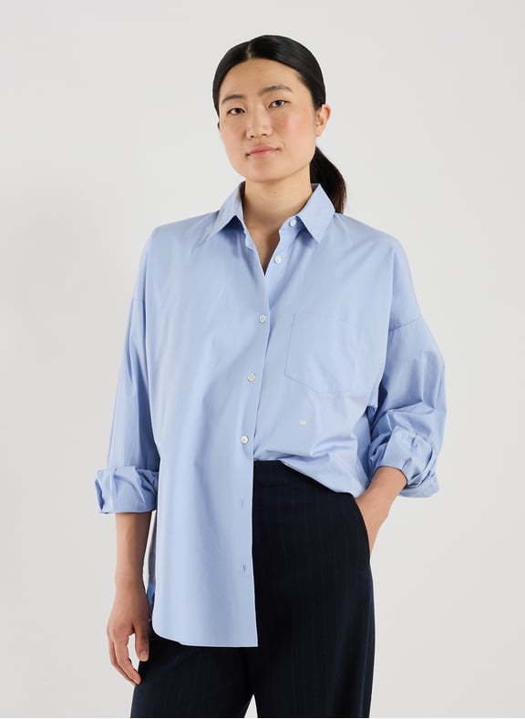 Chemise en coton Bleu by BELLEROSE BELLEROSE Chemise en coton Bleu