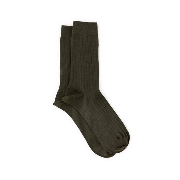 Chaussettes en maille côtelée Chaussettes en maille côtelée