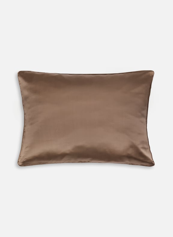 Mulberry silk pillowcase Brown by AU PRINTEMPS PARIS AU PRINTEMPS PARIS Mulberry silk pillowcase Brown