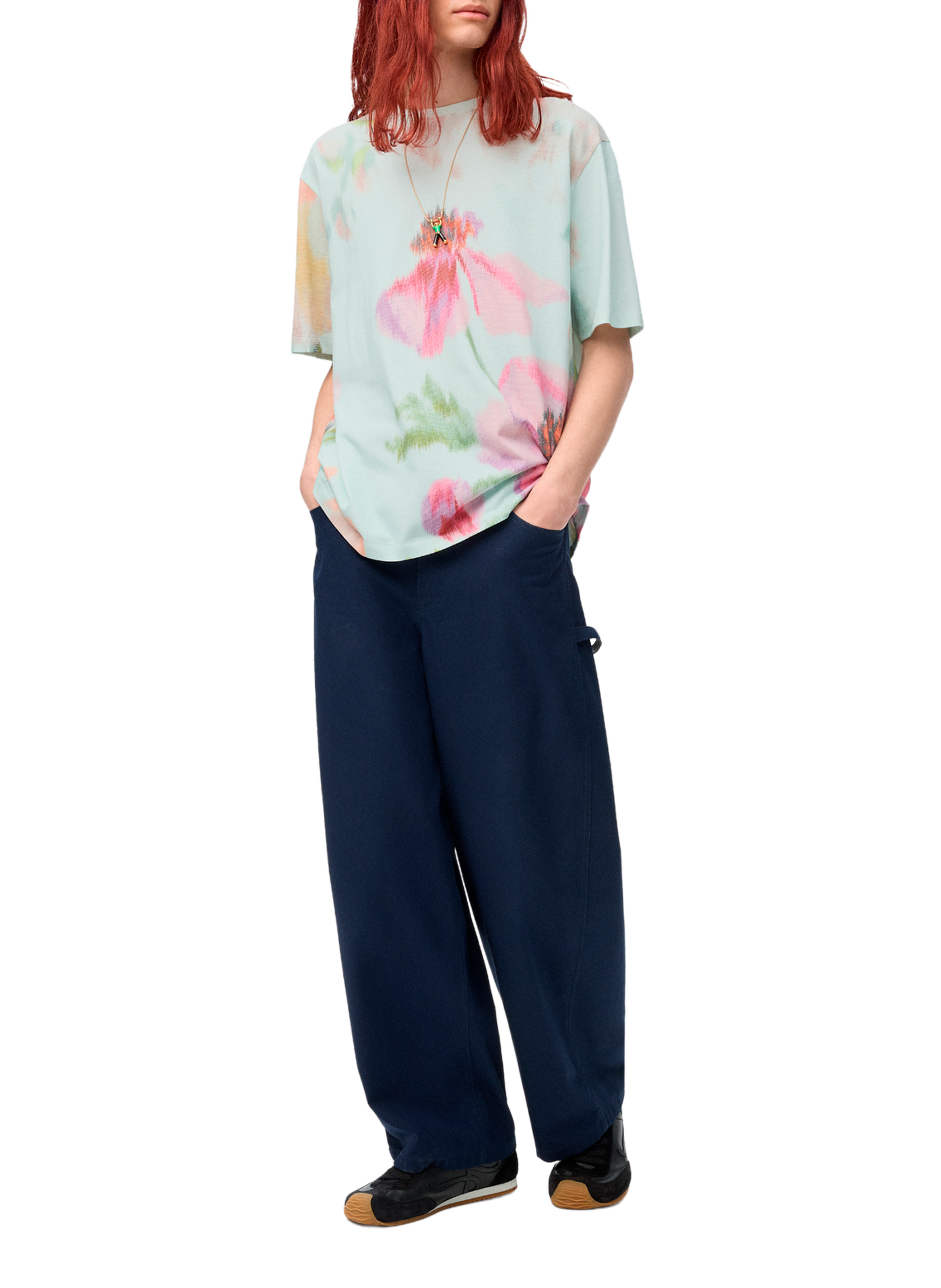 Large printed cotton T-shirt LOEWE Multicolour