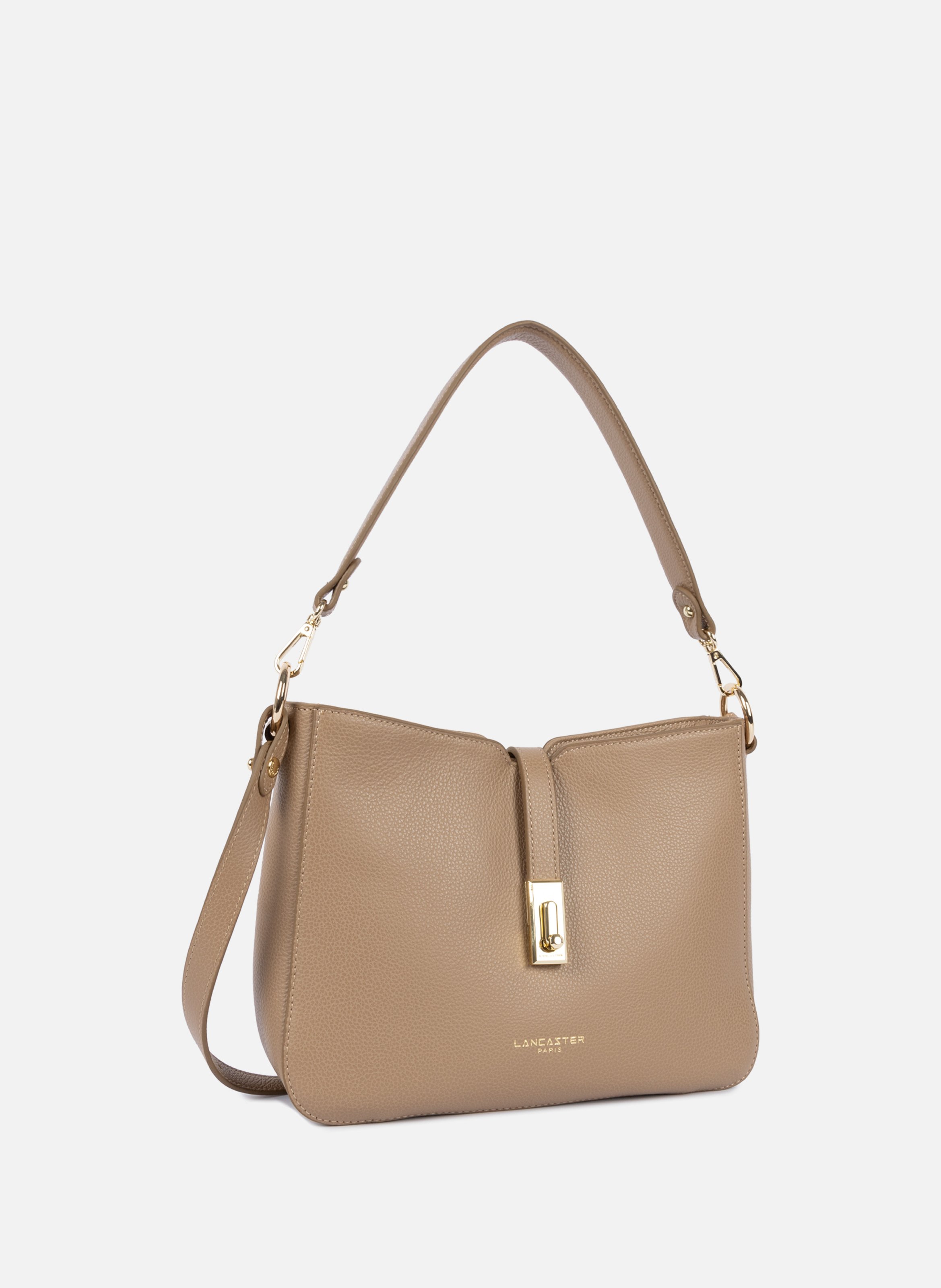 Large shoulder bag - Milano Horizon LANCASTER Brown