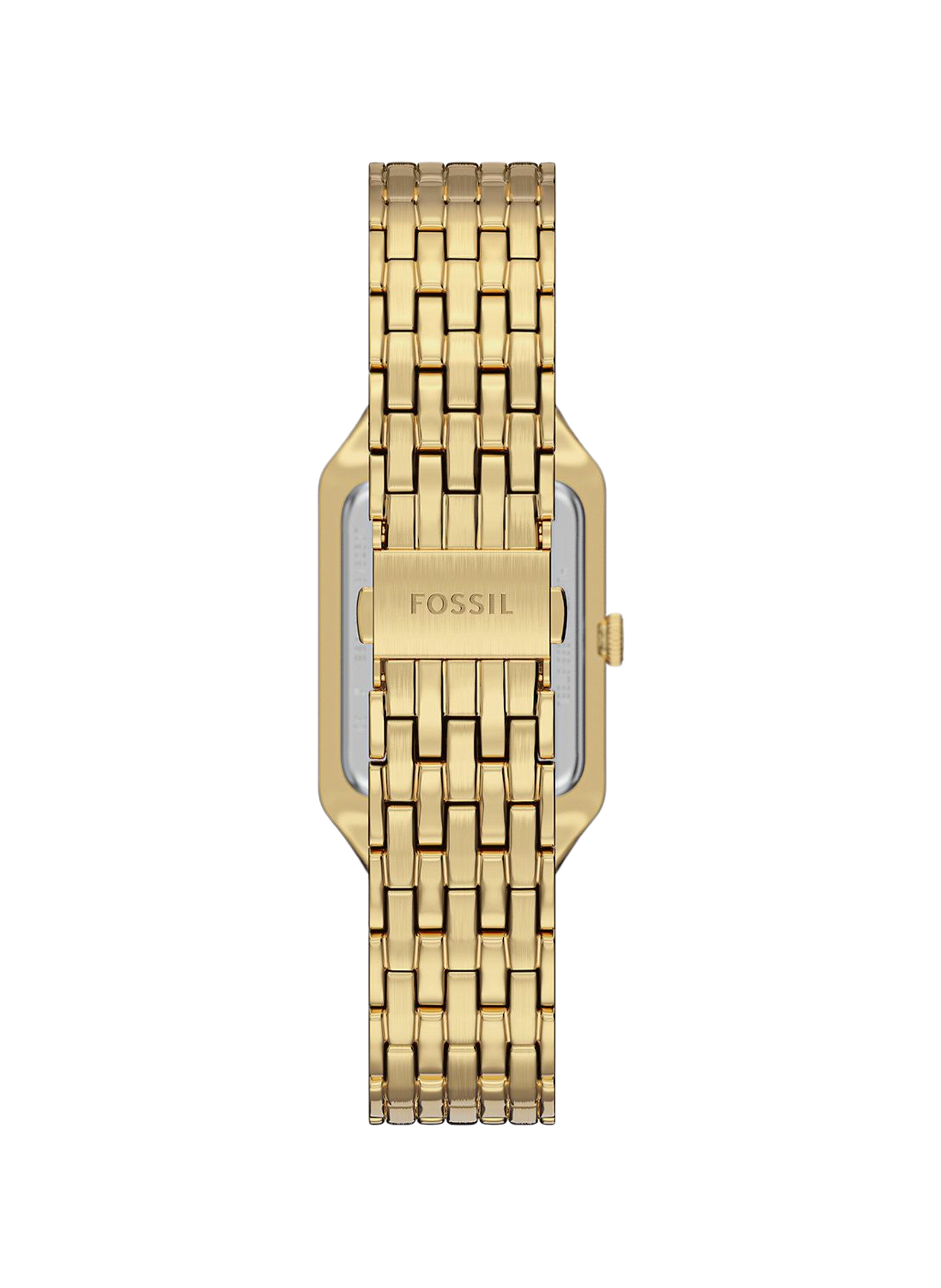 Montre rectangulaire en acier  FOSSIL Noir