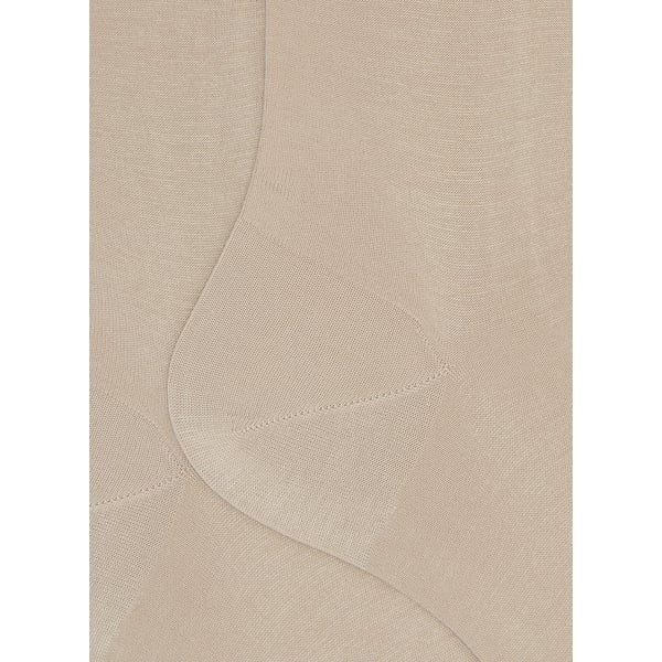 Dore Dore Chaussette En Maille Jersey De Coton In Neutral