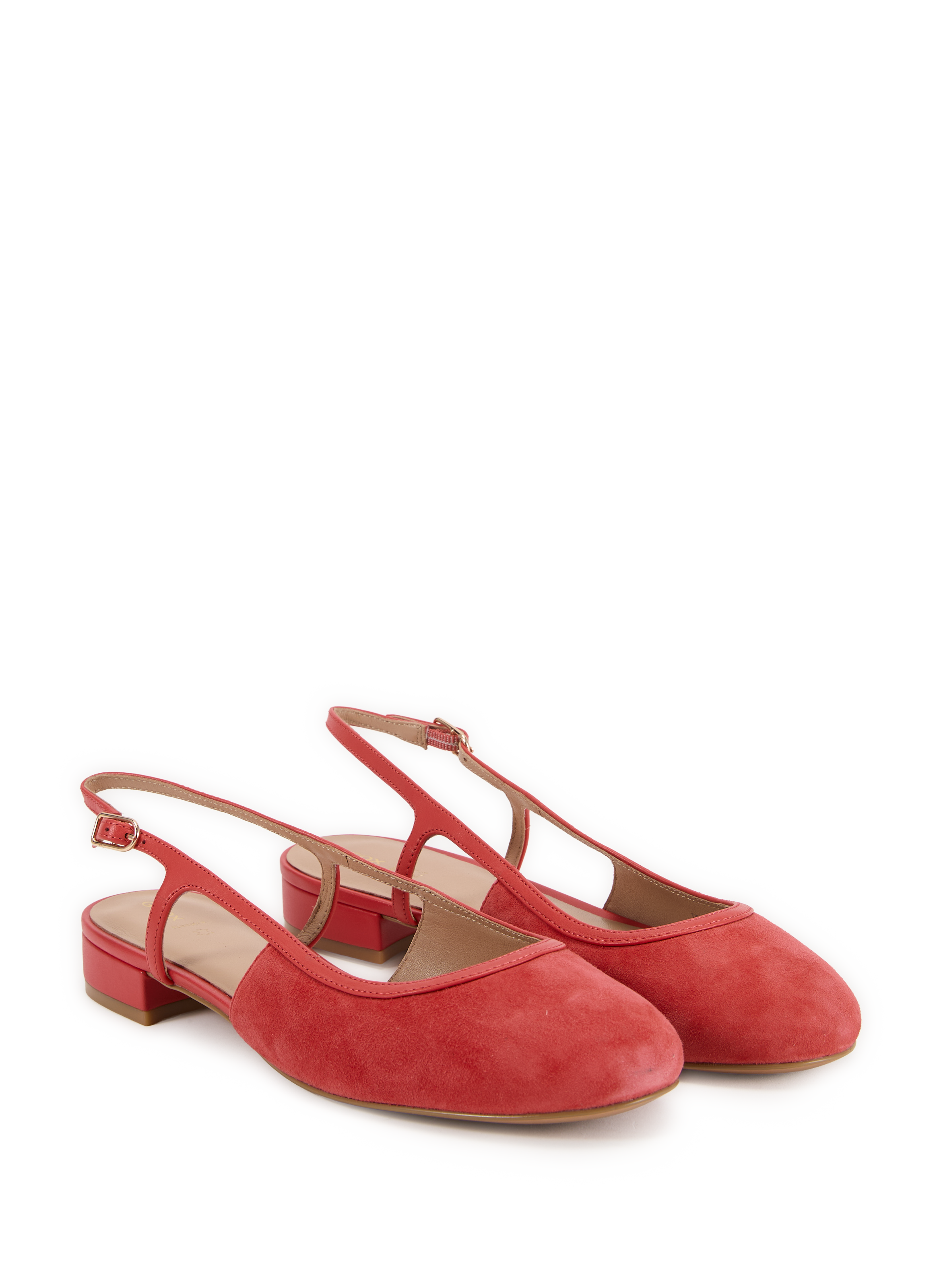 Suede leather Virnilisa slingback GEOX Red