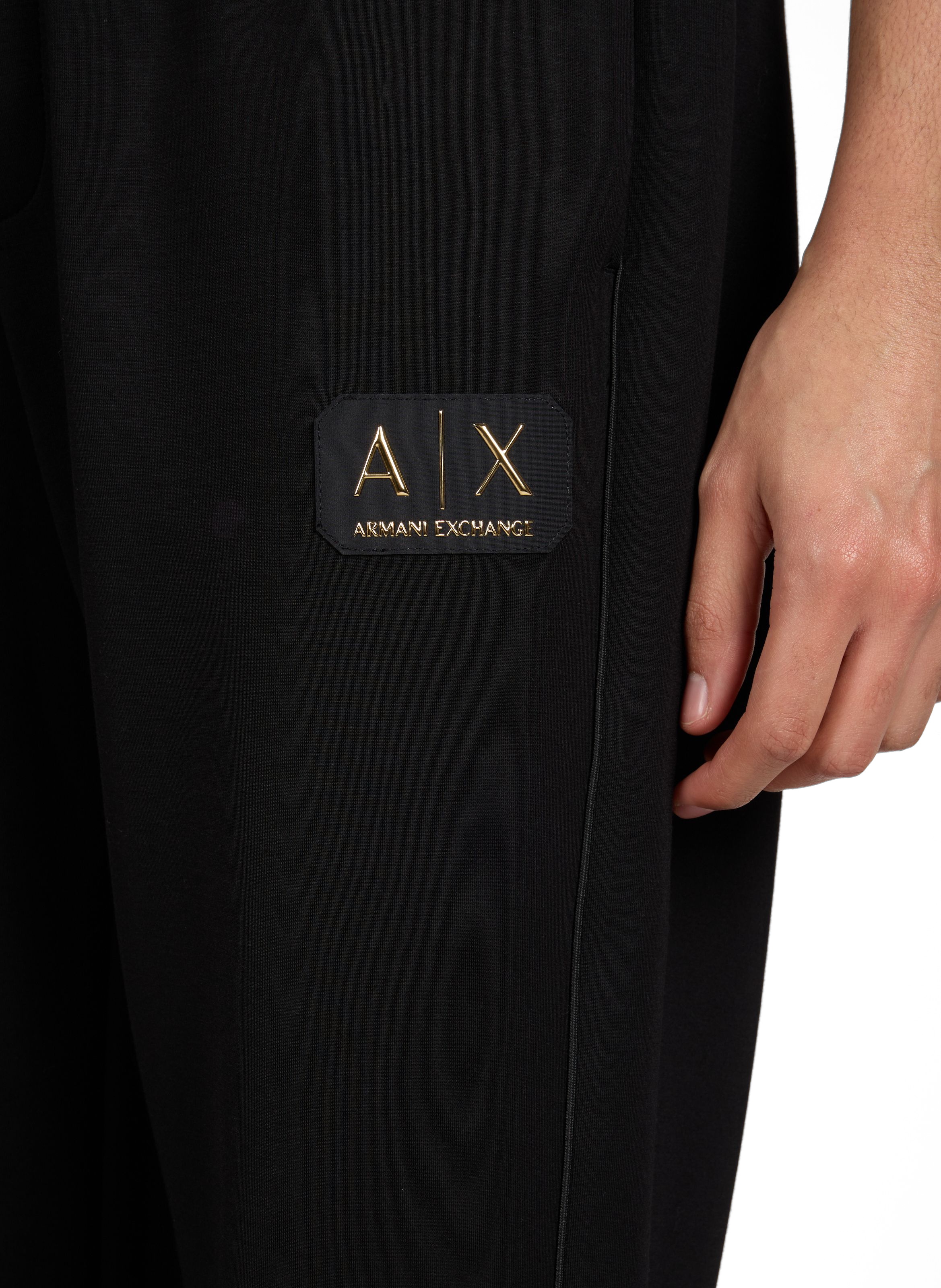 Pantalon de survêtement droit ARMANI EXCHANGE Noir