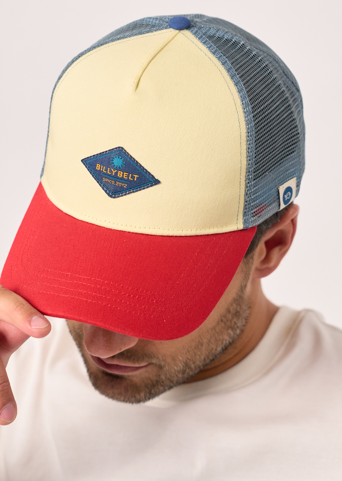 Casquette en coton trucker BILLYBELT Jaune