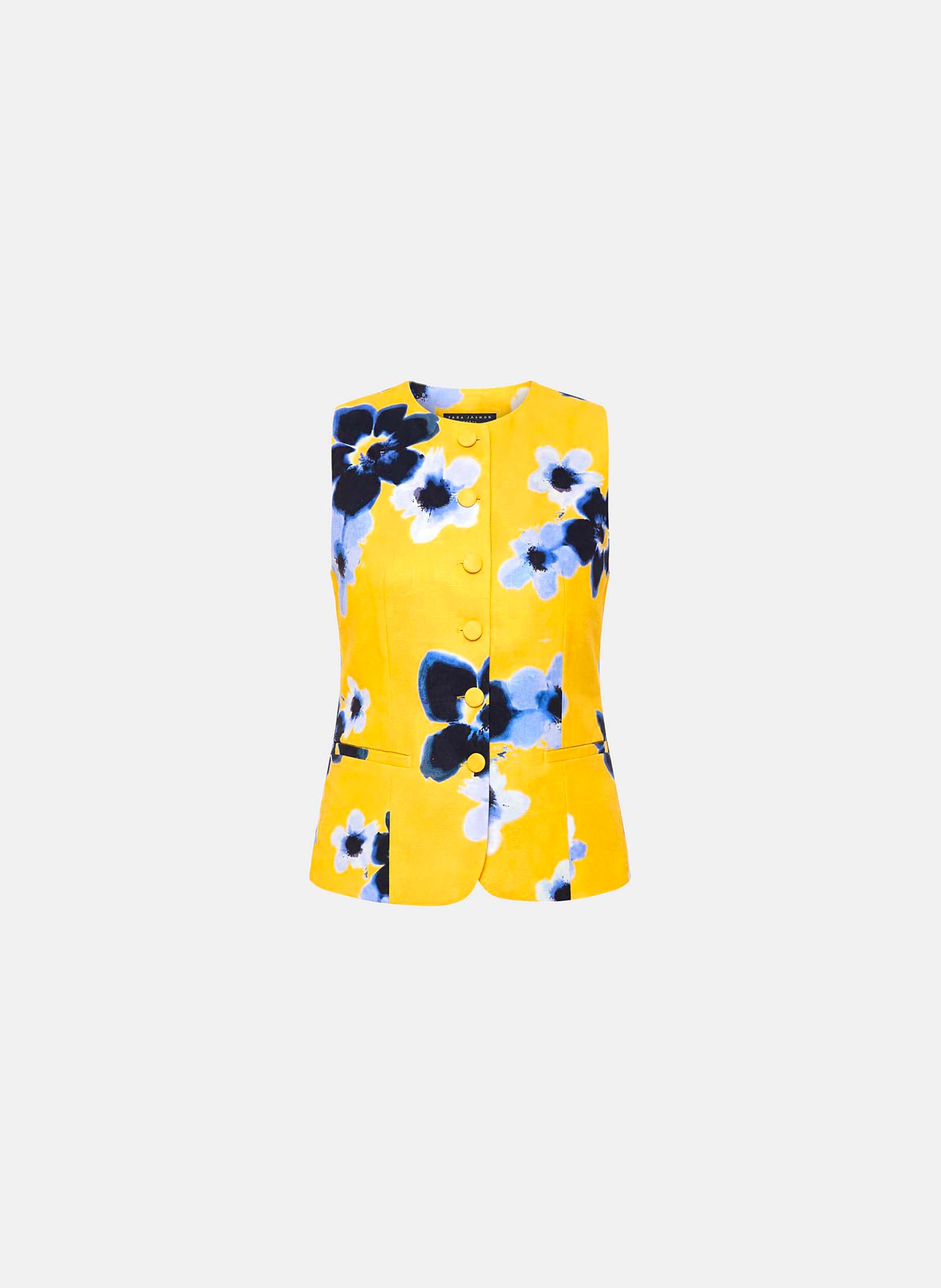 Gilet giovanni TARA JARMON Jaune