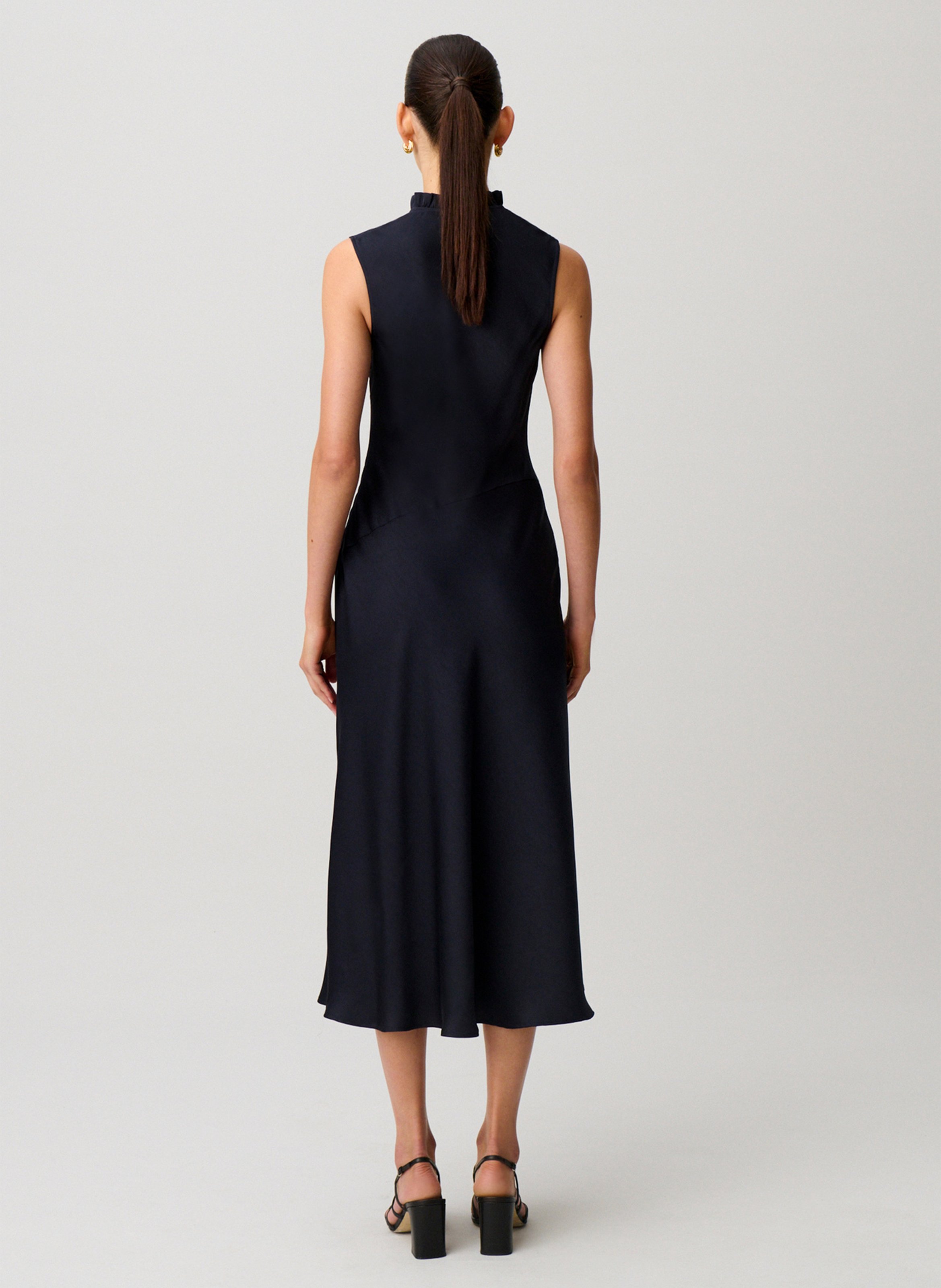 Robe longue col rond CLAUDIE PIERLOT Bleu