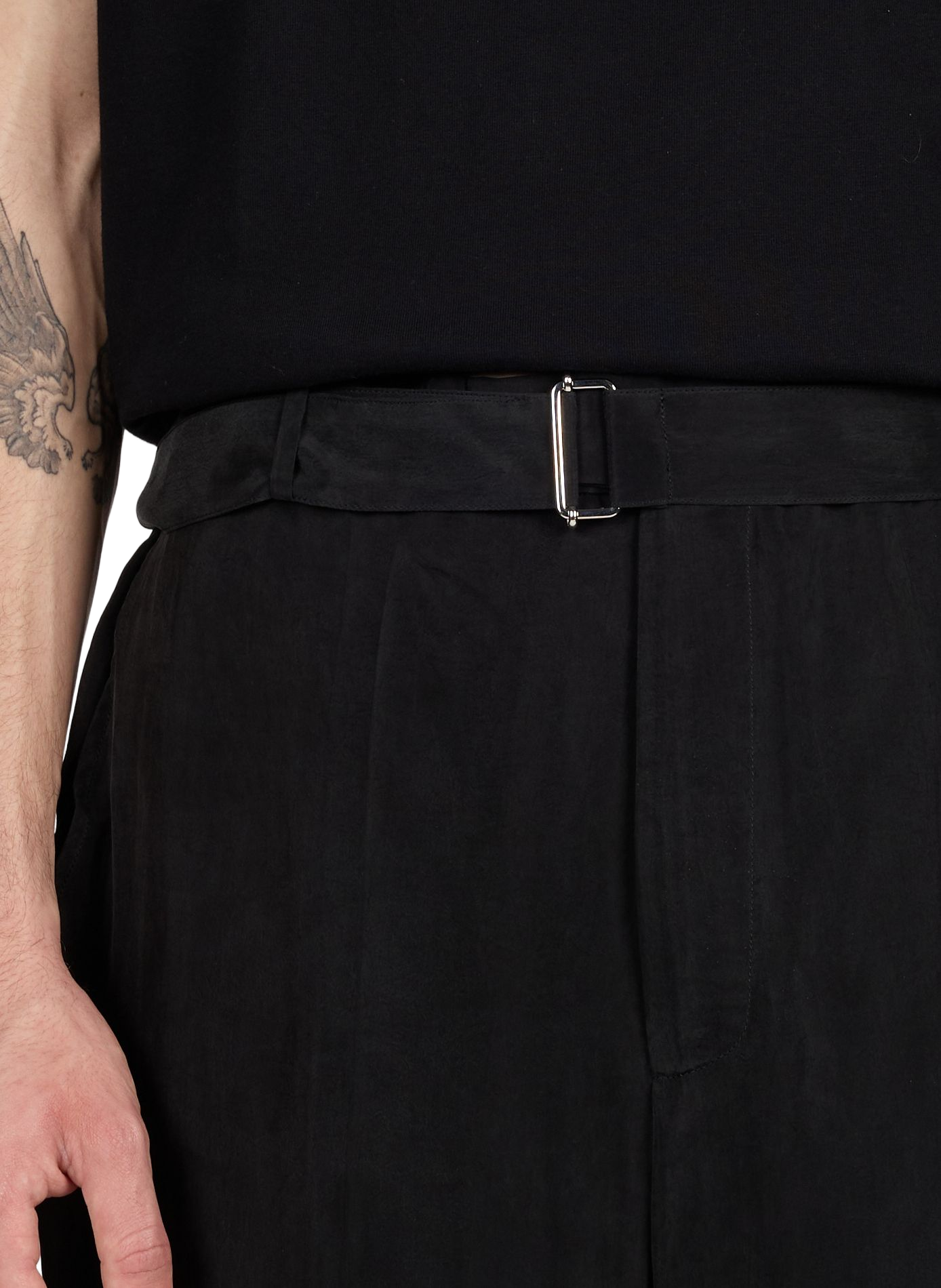 Wide-leg trousers Black