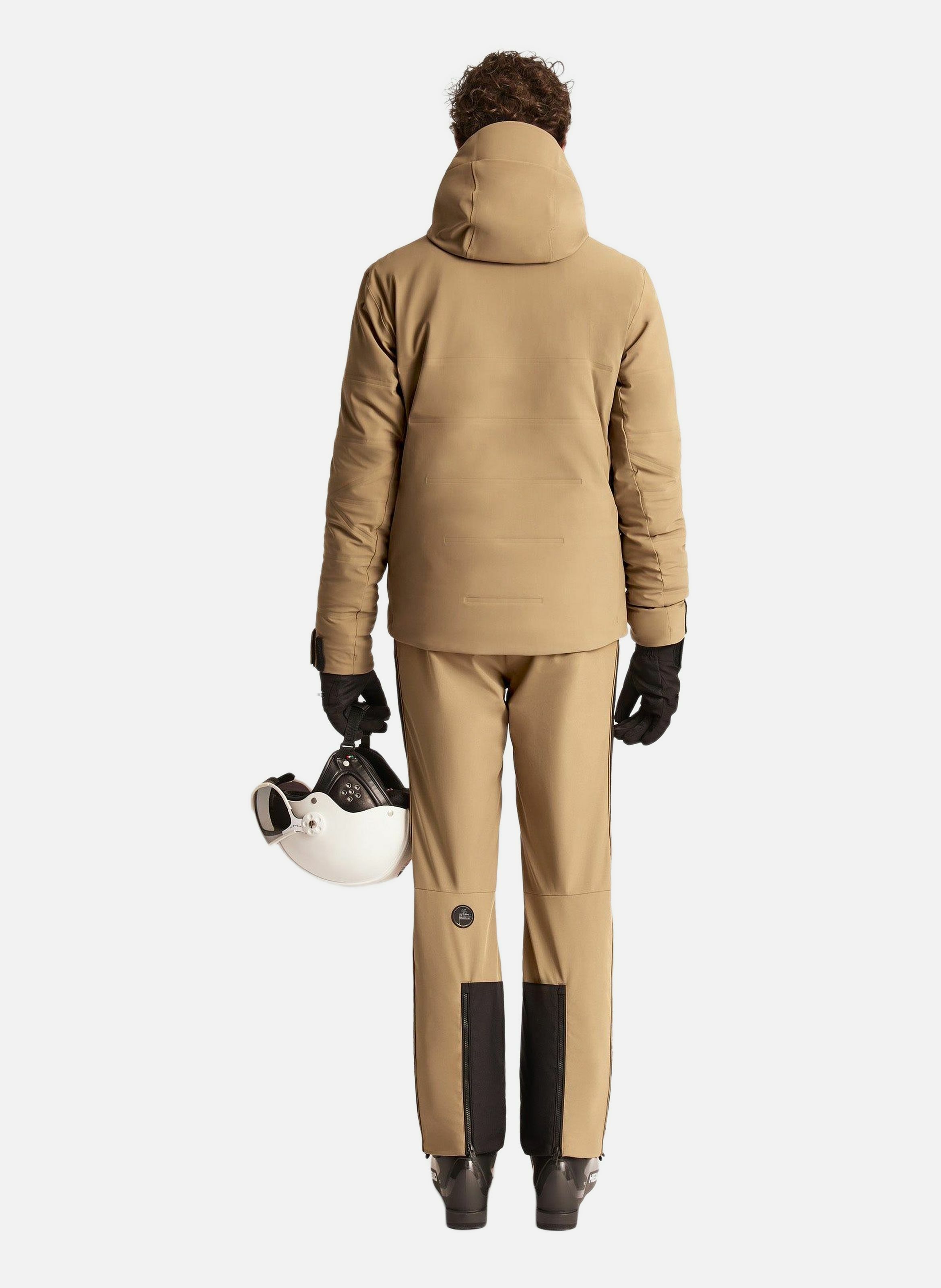Veste de ski yohan col montant coupe regular FUSALP Beige