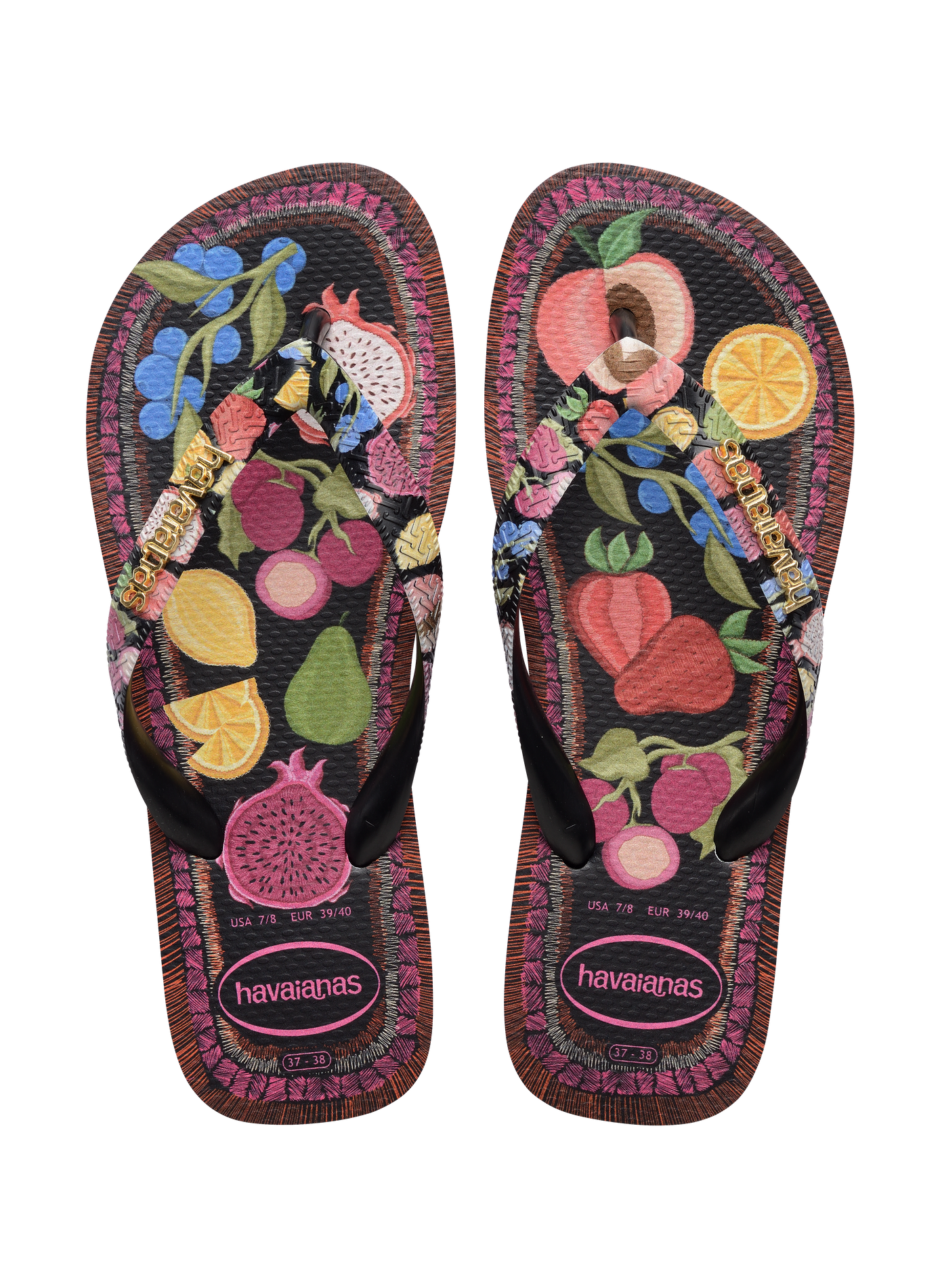 Slippers Top Tropicalia Vibes II HAVAIANAS Zwart