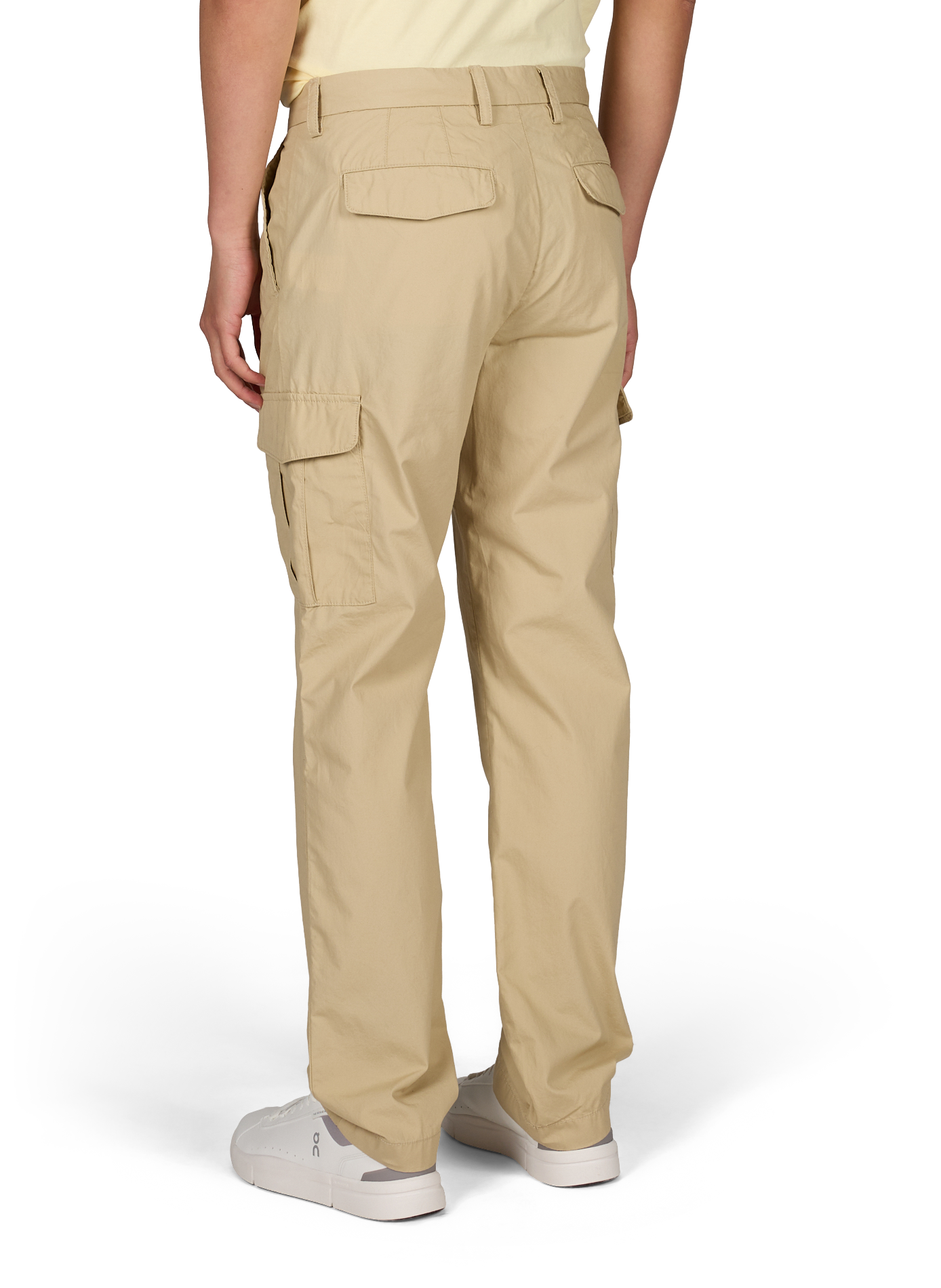 Pantalon droit cargo en coton léger GANT Beige