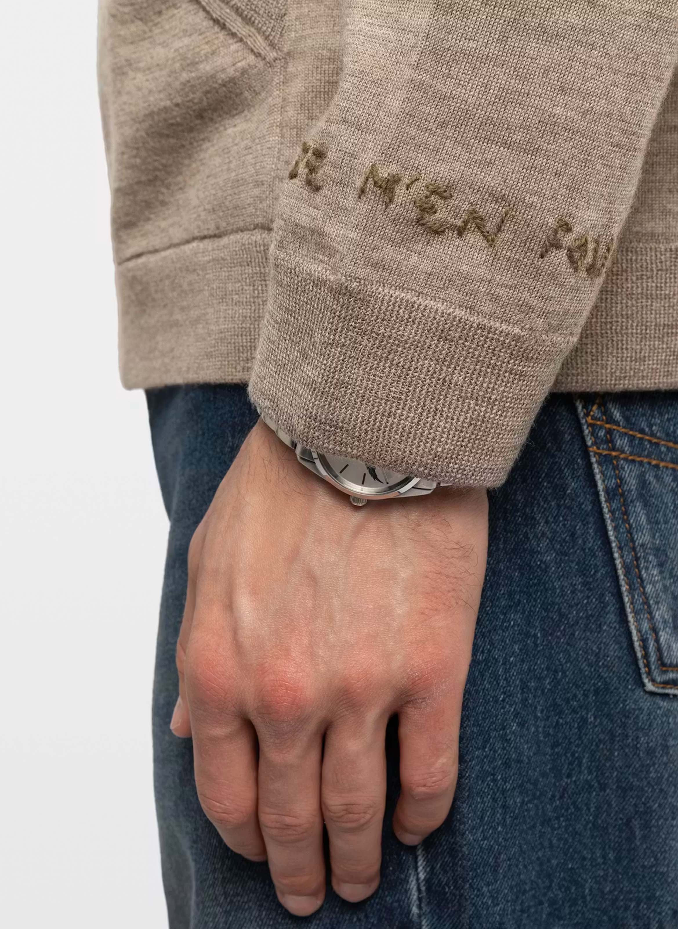 Sweat col rond en laine clash ZADIG&VOLTAIRE Beige