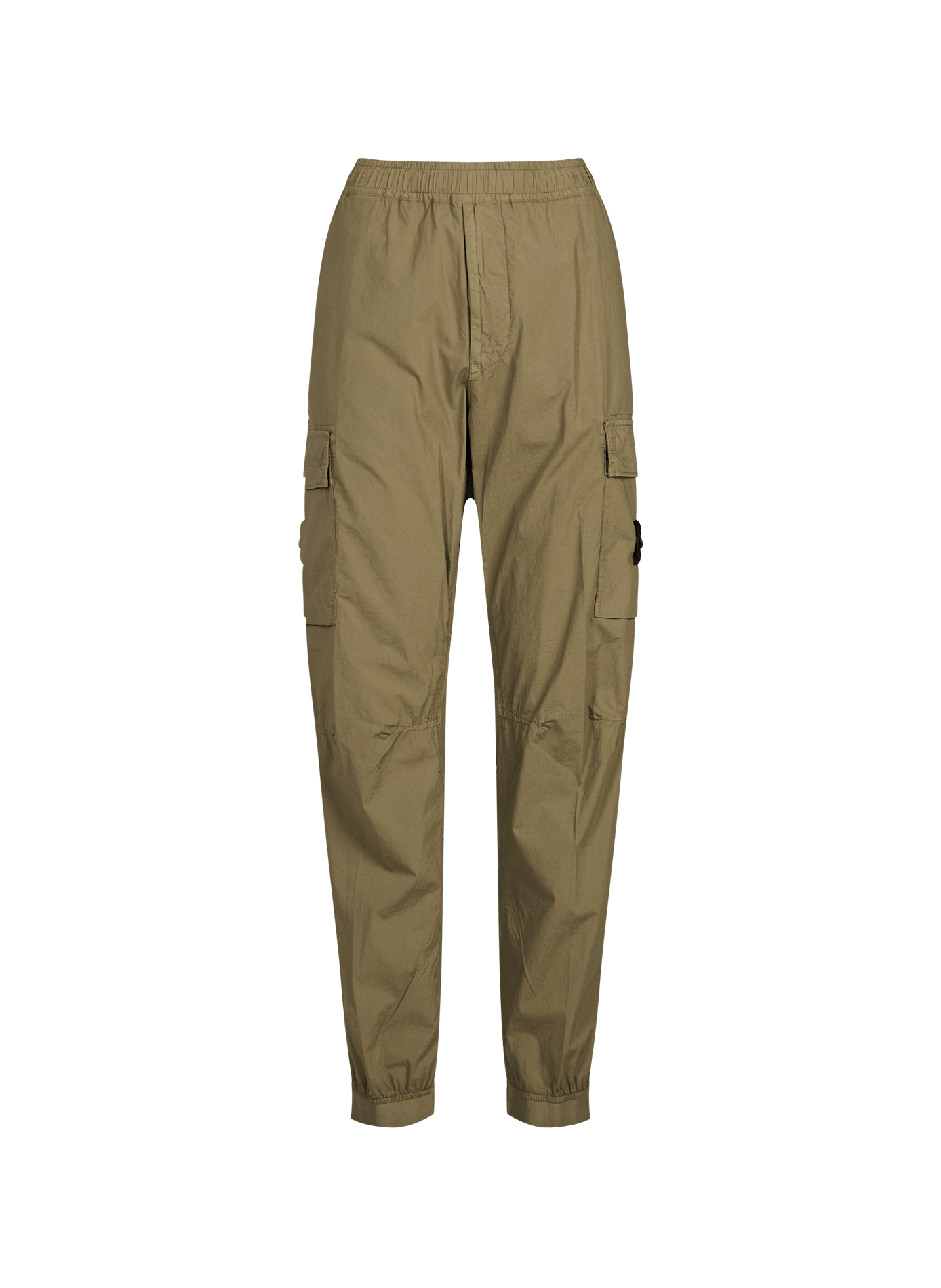 Cargo-Hose mit elastischem Bund und Knöcheln aus Baumwollmischgewebe STONE ISLAND Khaki