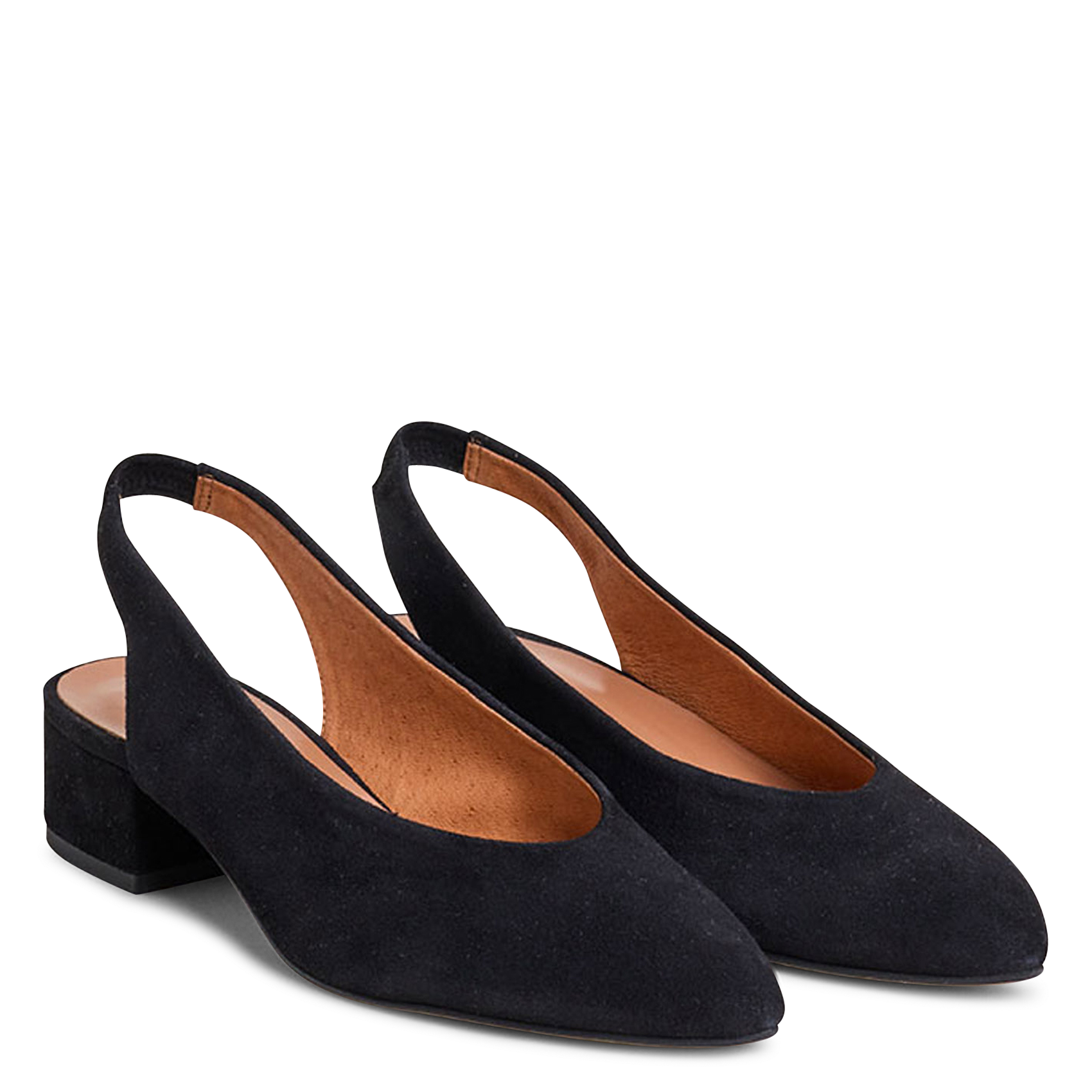 Ballerines en cuir velours vince JONAK Noir