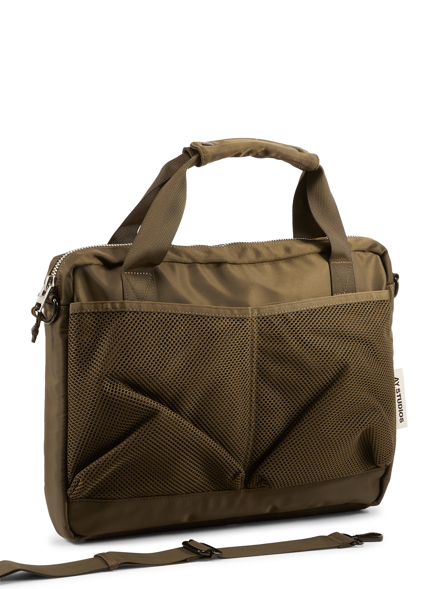 Waterproof laptop bag AY STUDIOS Khaki