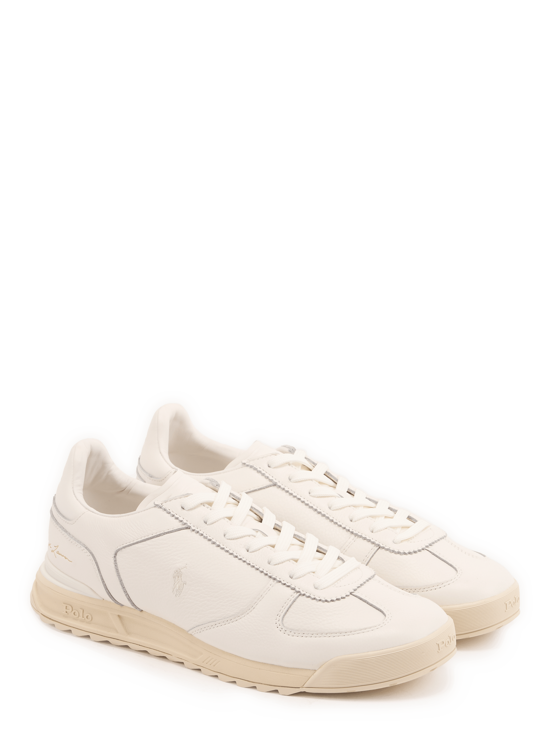 Varick low-top leather sneakers POLO RALPH LAUREN White
