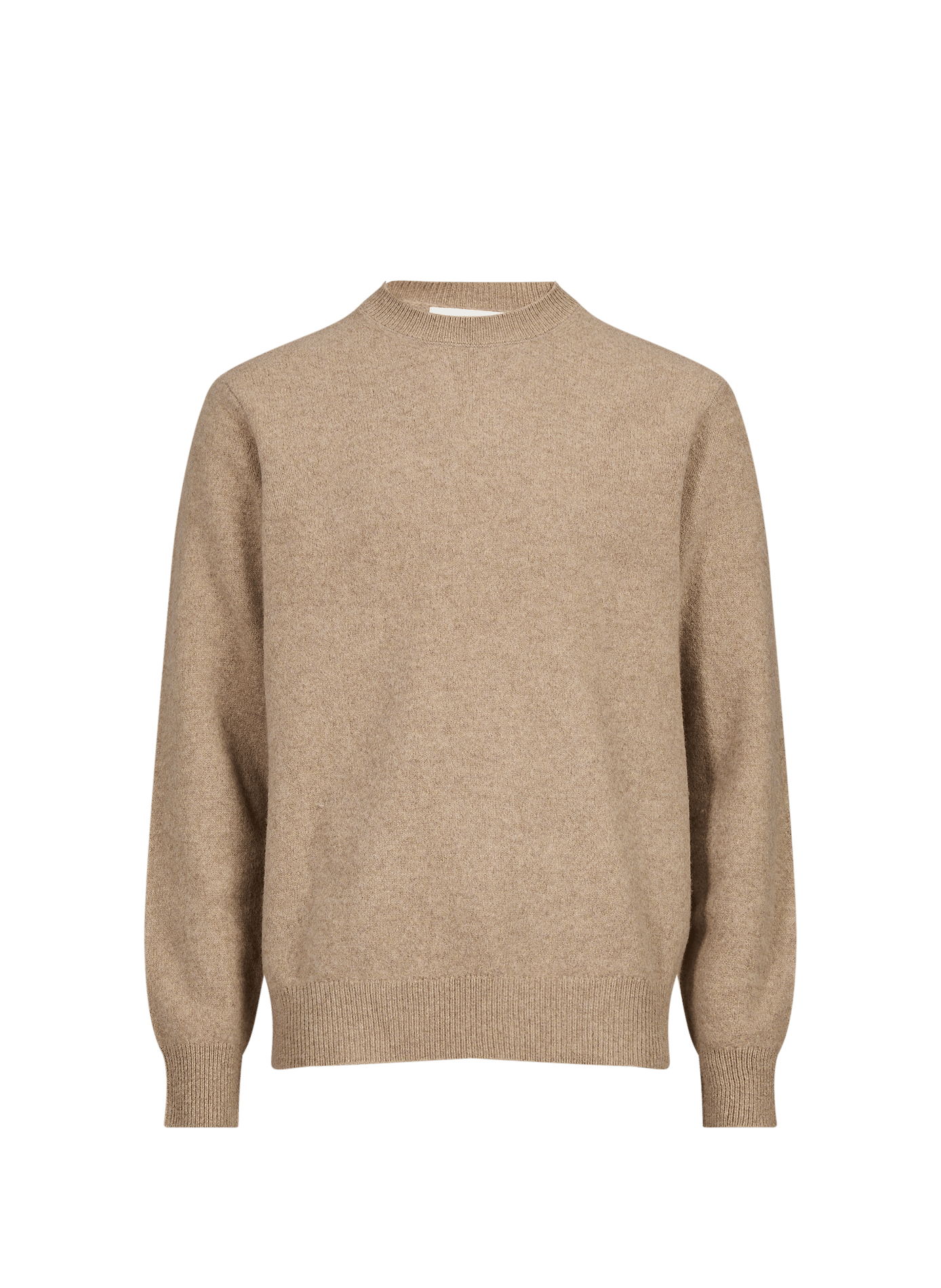 Rundhalsausschnitt-Pullover aus Merinowolle ANNARR Beige