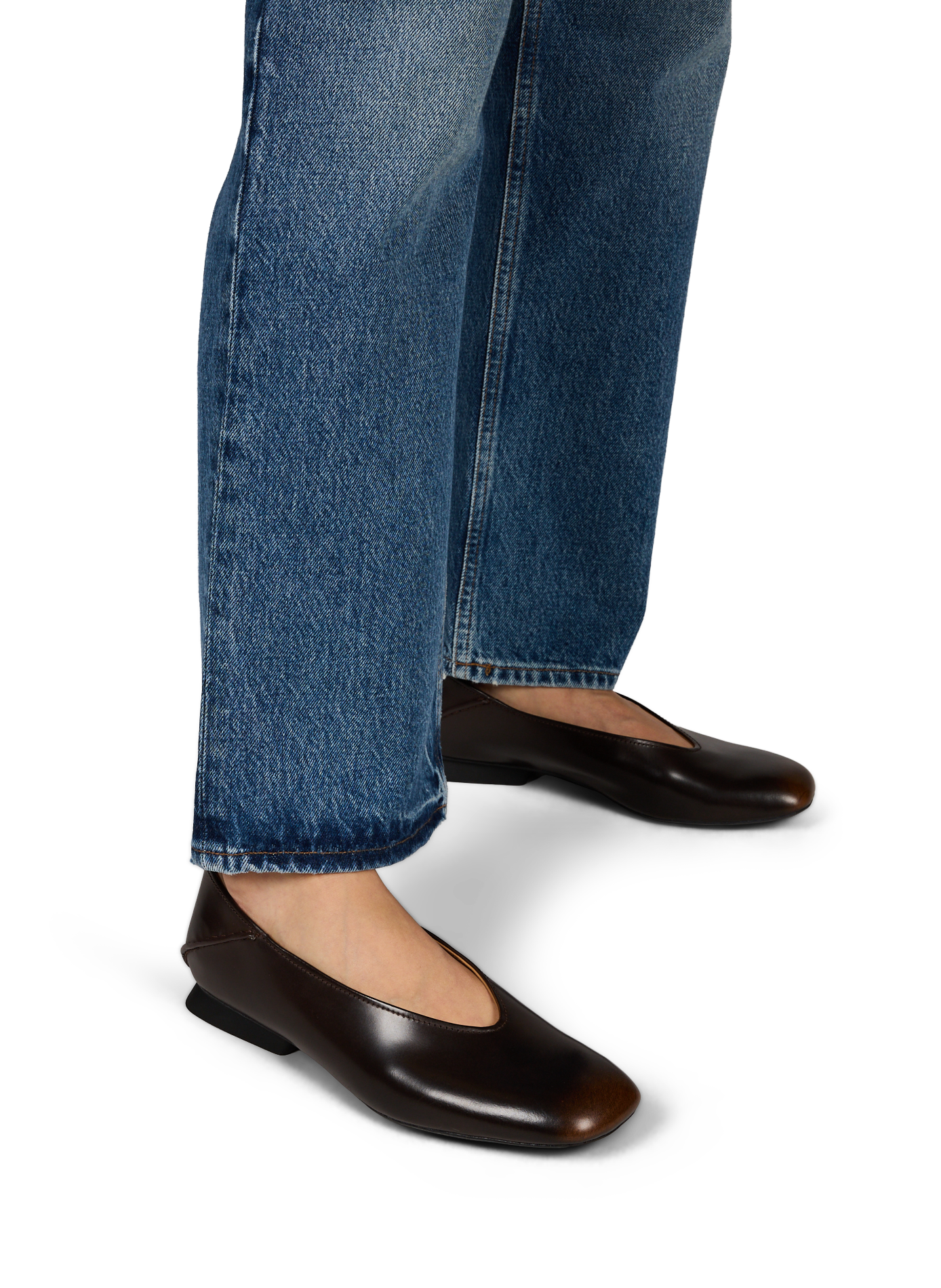 Wildleder Ballerinas CAMPER Braun