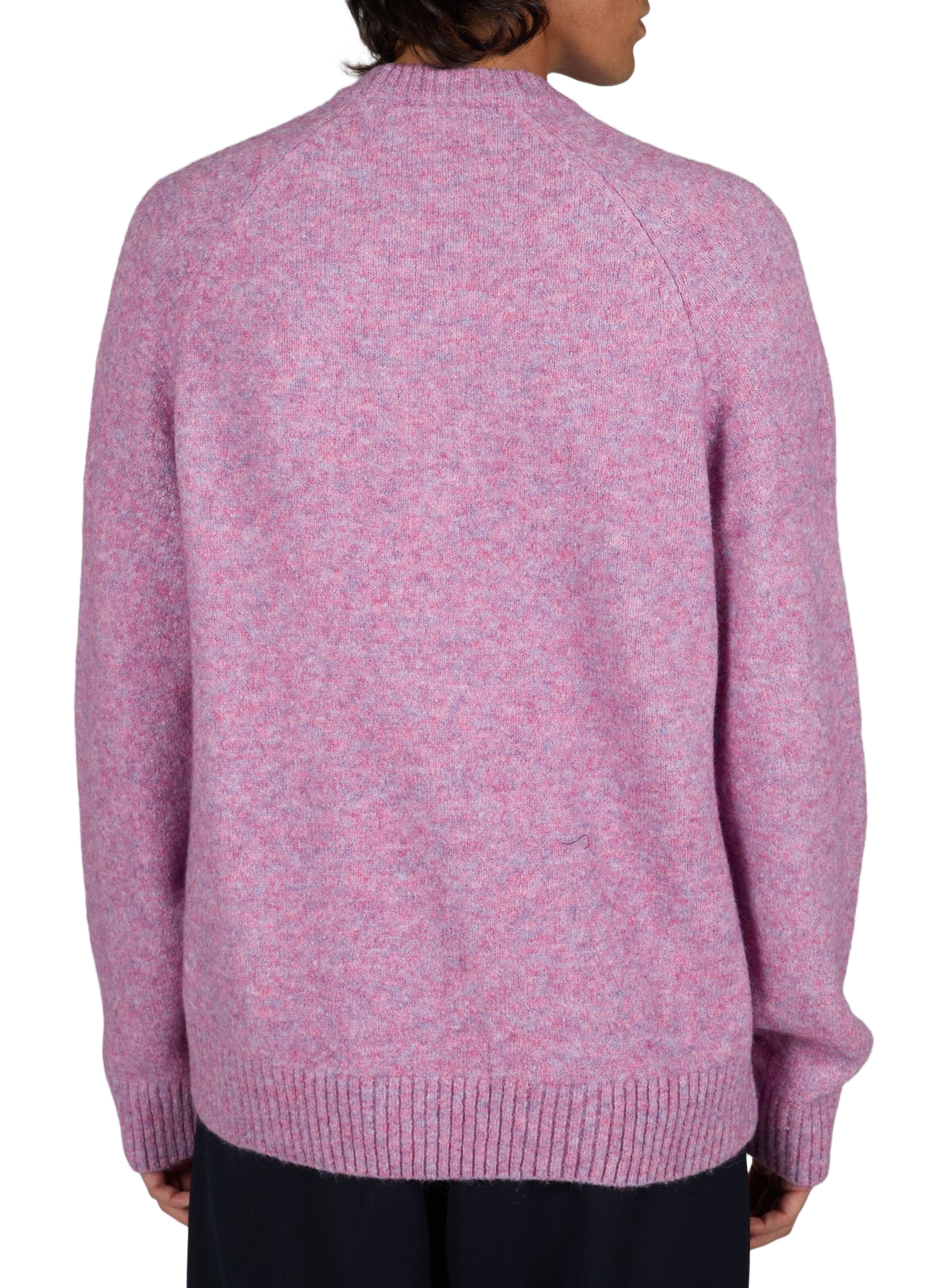 Runder melierter Pullover LES DEUX Violett