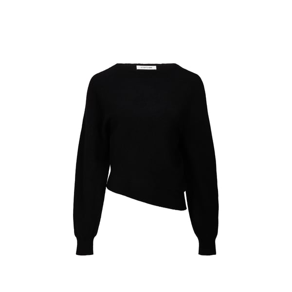 Pull asymétrique en laine et alpaga Pull asymétrique en laine et alpaga