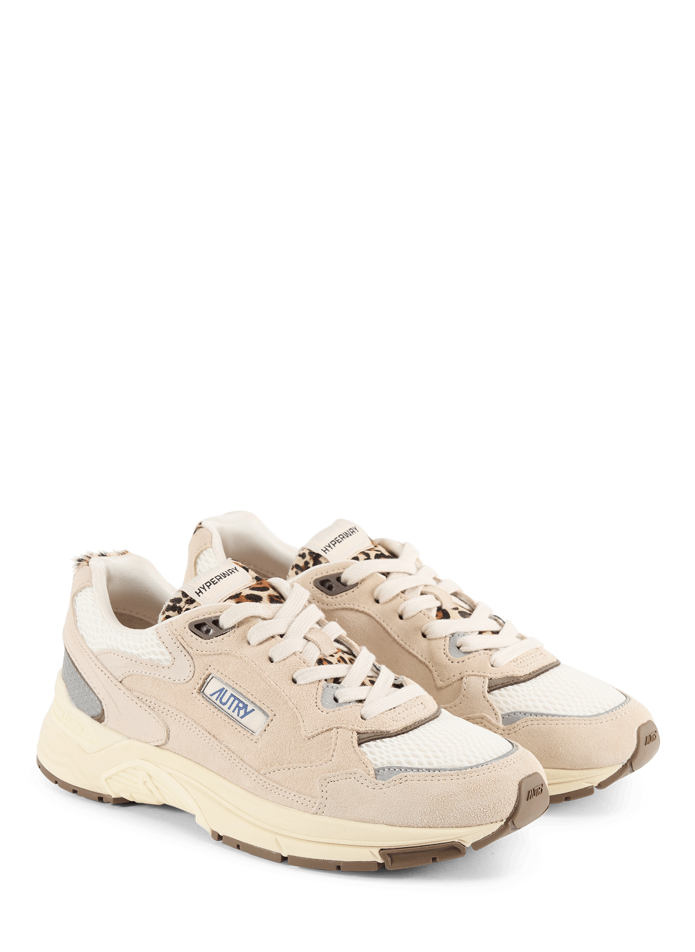 Low Top Hyperway Sneakers AUTRY Beige