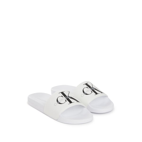 Claquettes en coton mélangé