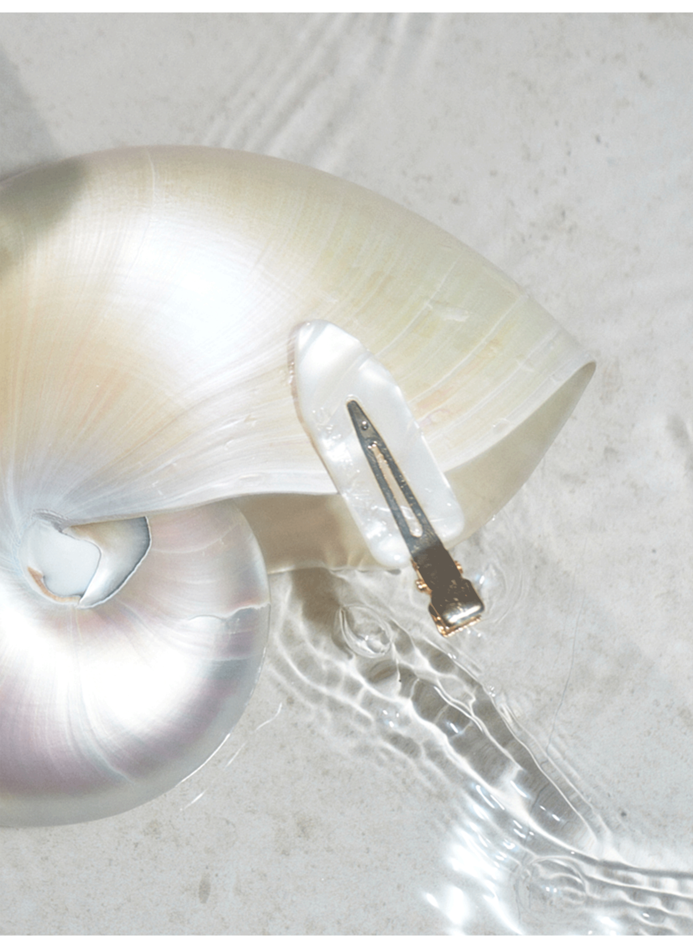 Backstage Clips en Marbre SALT & WAVE No color