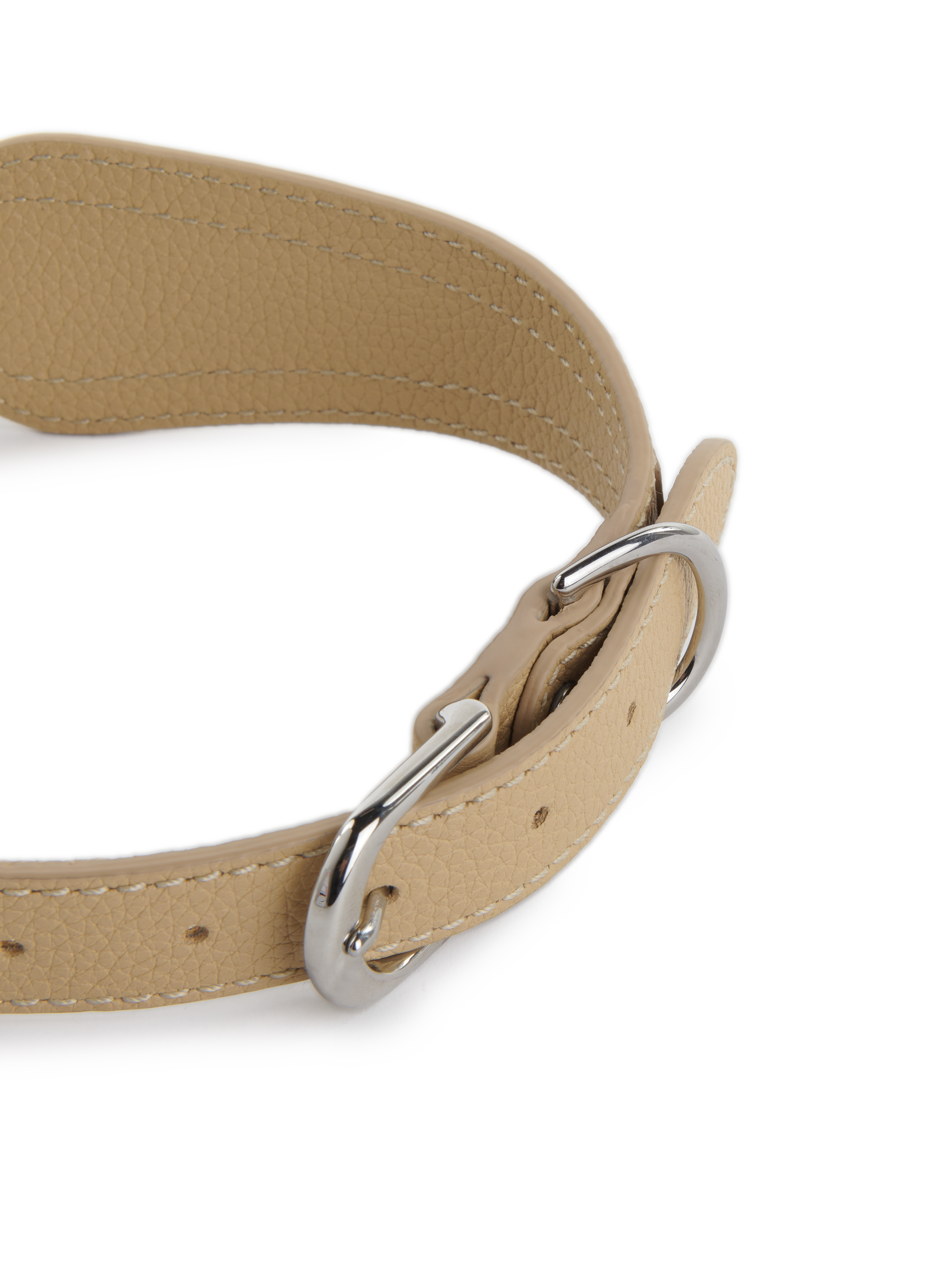 Collier en cuir  PAGERIE Beige