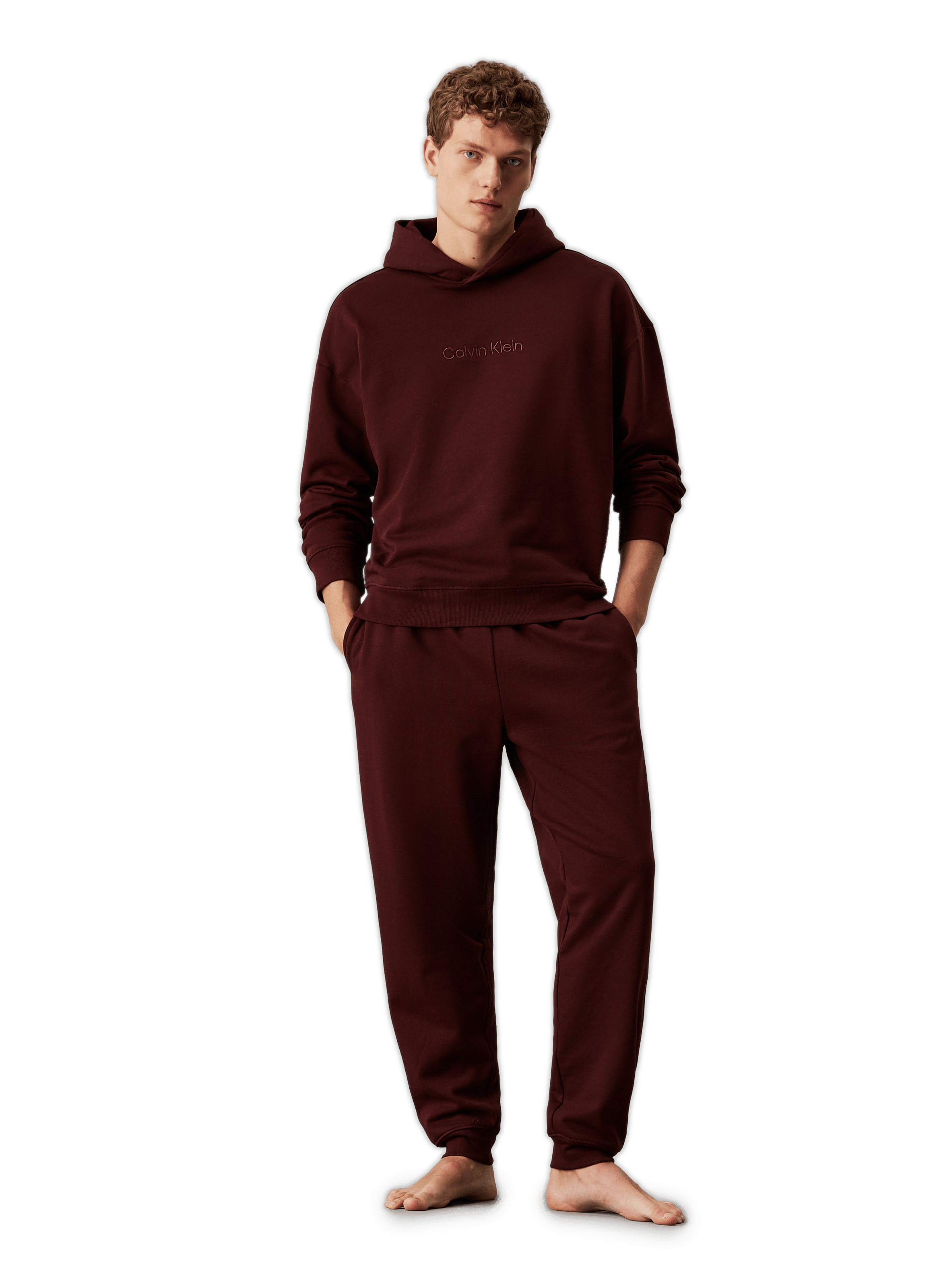 Pantalon de jogging CALVIN KLEIN Rouge